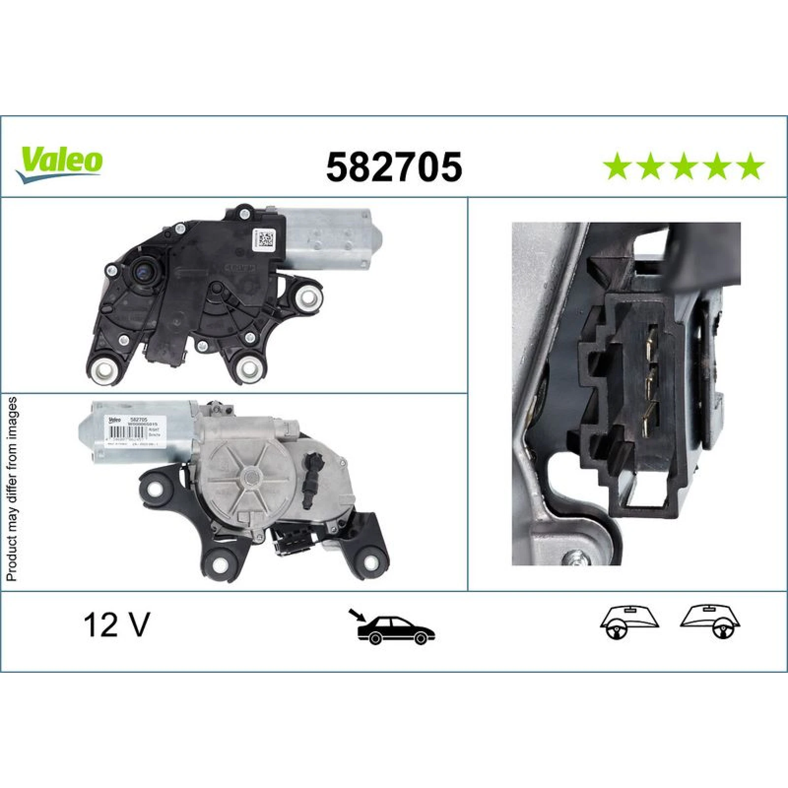 Wischermotor hinten 582705