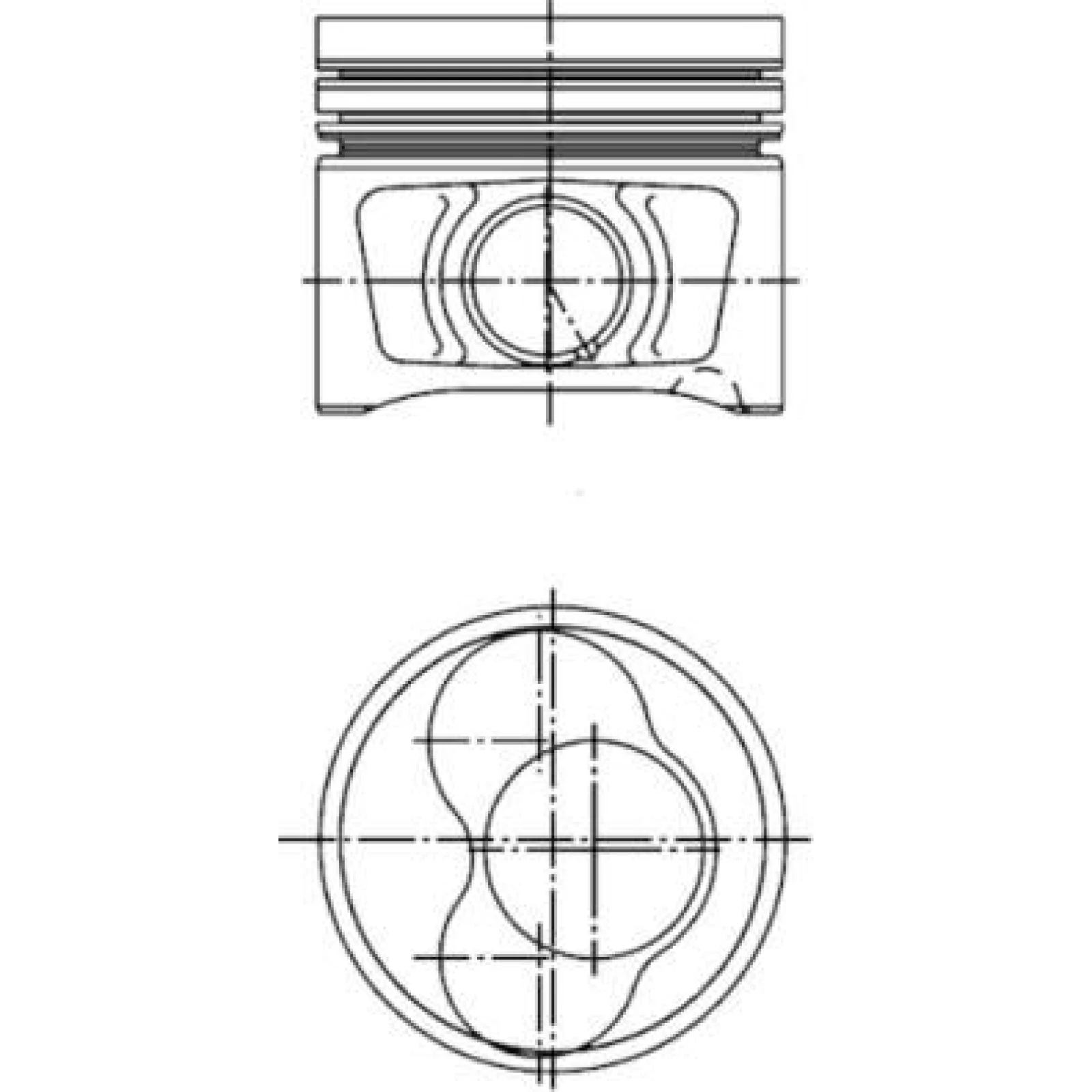 Kolben 40408600