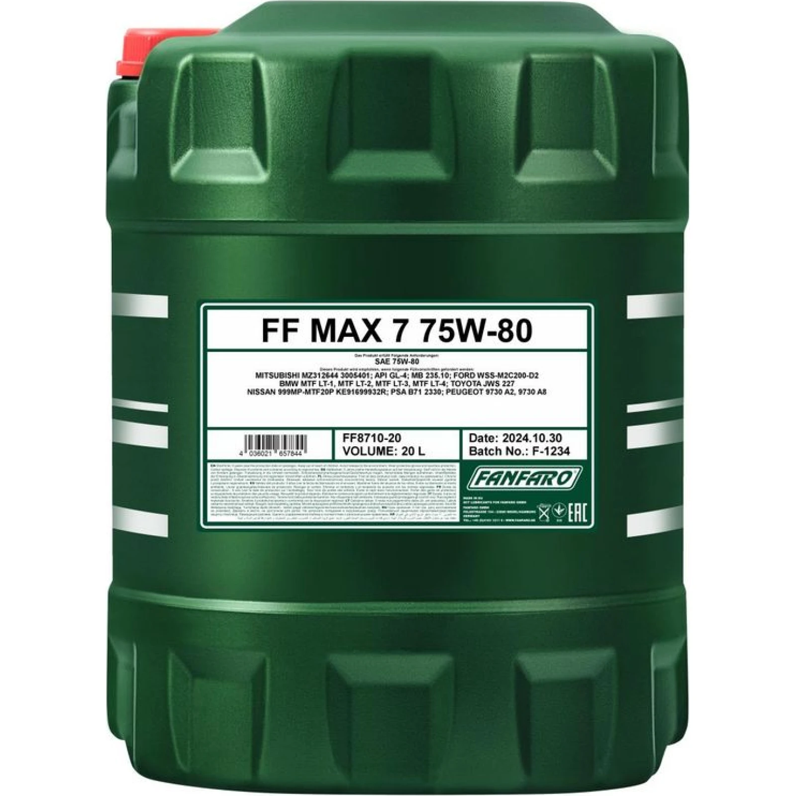 Fanfaro MAX7 75W-80 20L FF8710-20