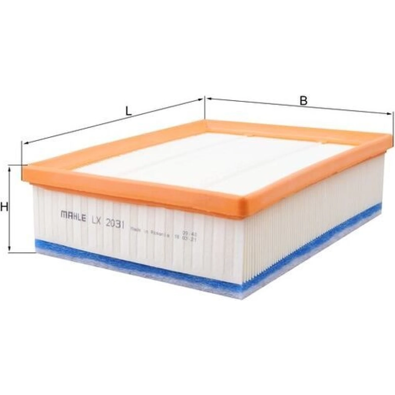 MAHLE Luftfilter LX 2031