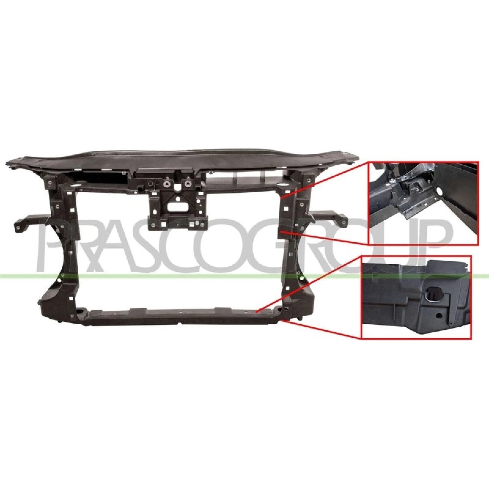 Prasco Frontblech PVC komplett Benzin (+1, 6TDI) PQ VG0553210