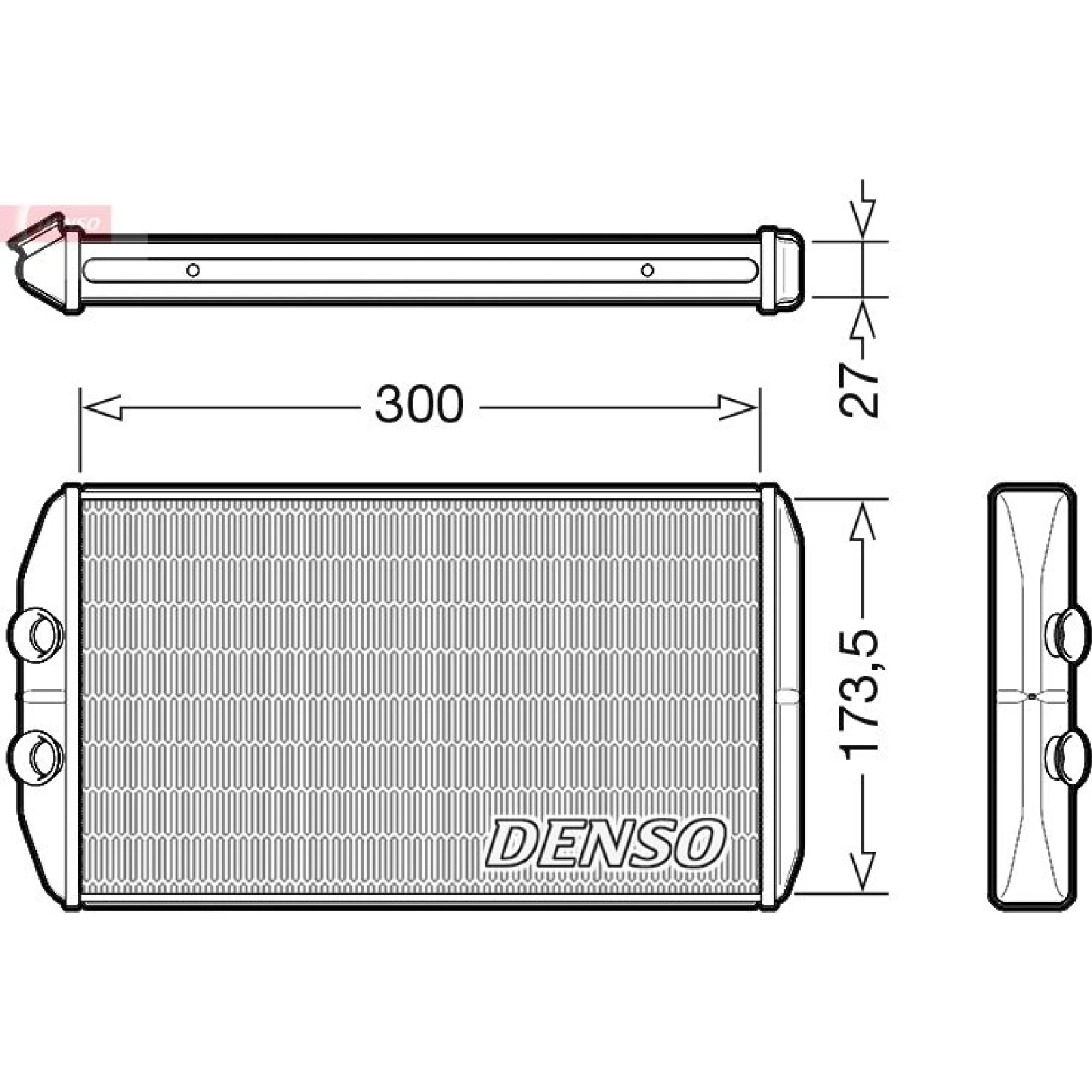 DENSO Heizkörper DRR12008