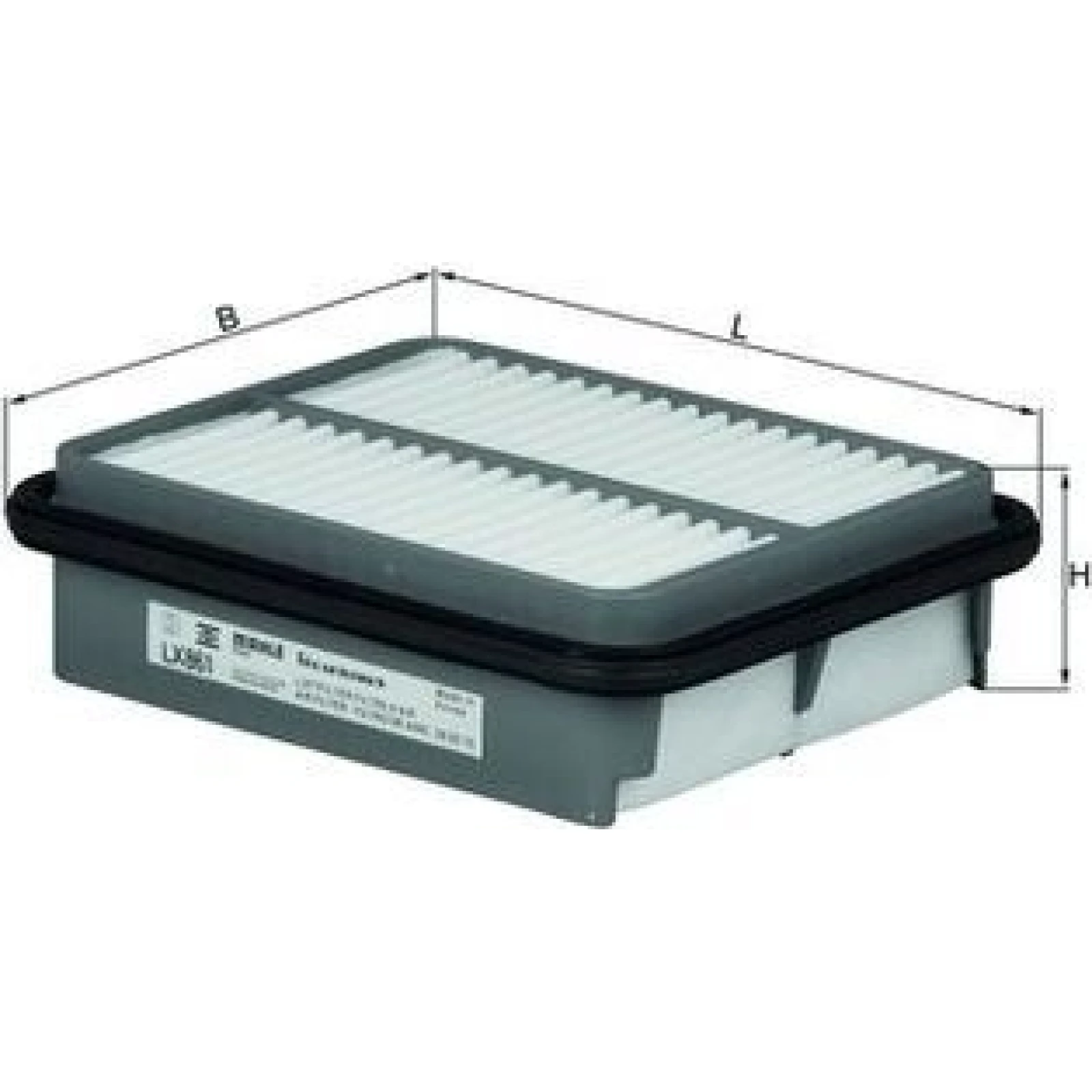 MAHLE Luftfilter LX 861