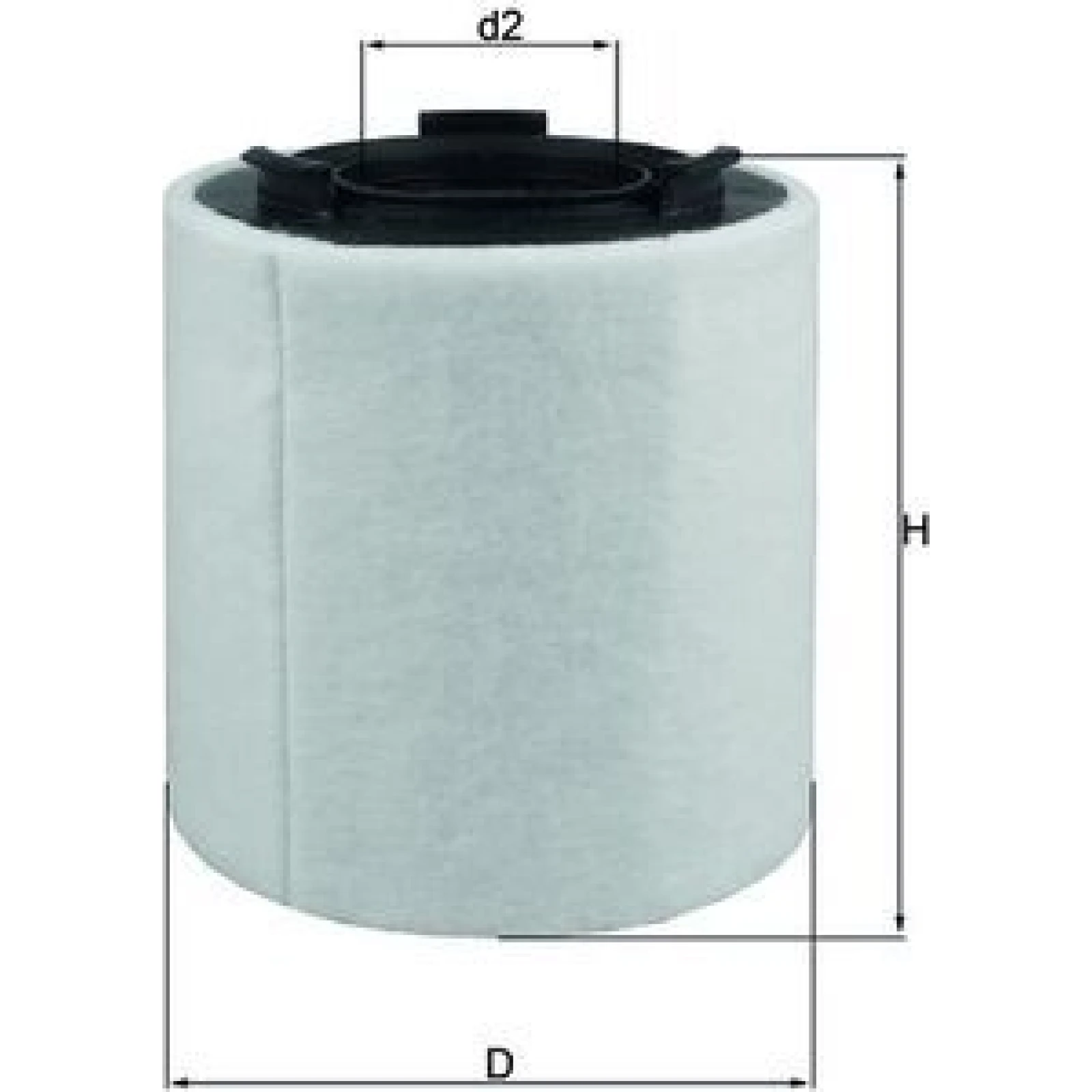 MAHLE Luftfilter LX 2831