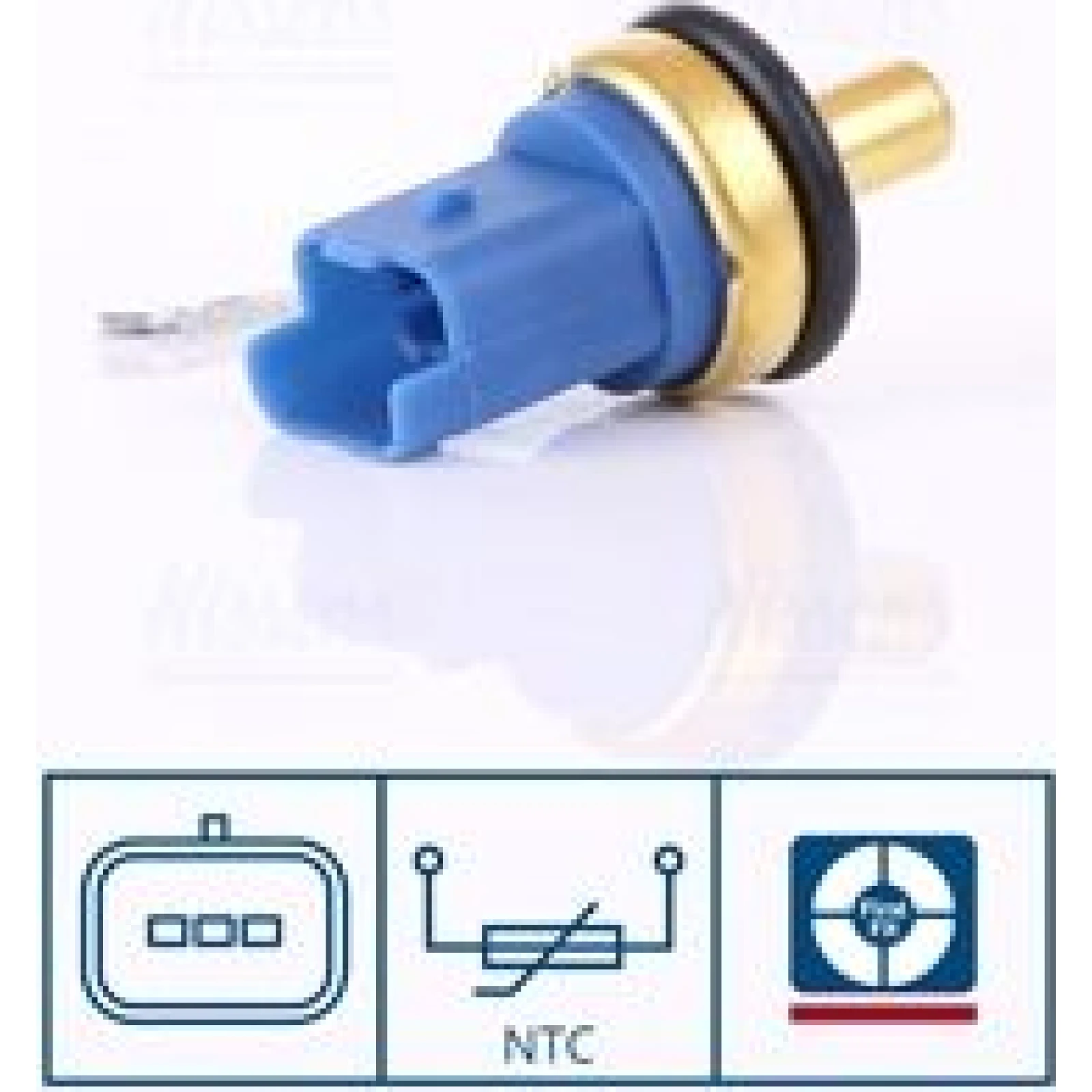 NISSENS Sensor, Kühlmitteltemperatur 207069