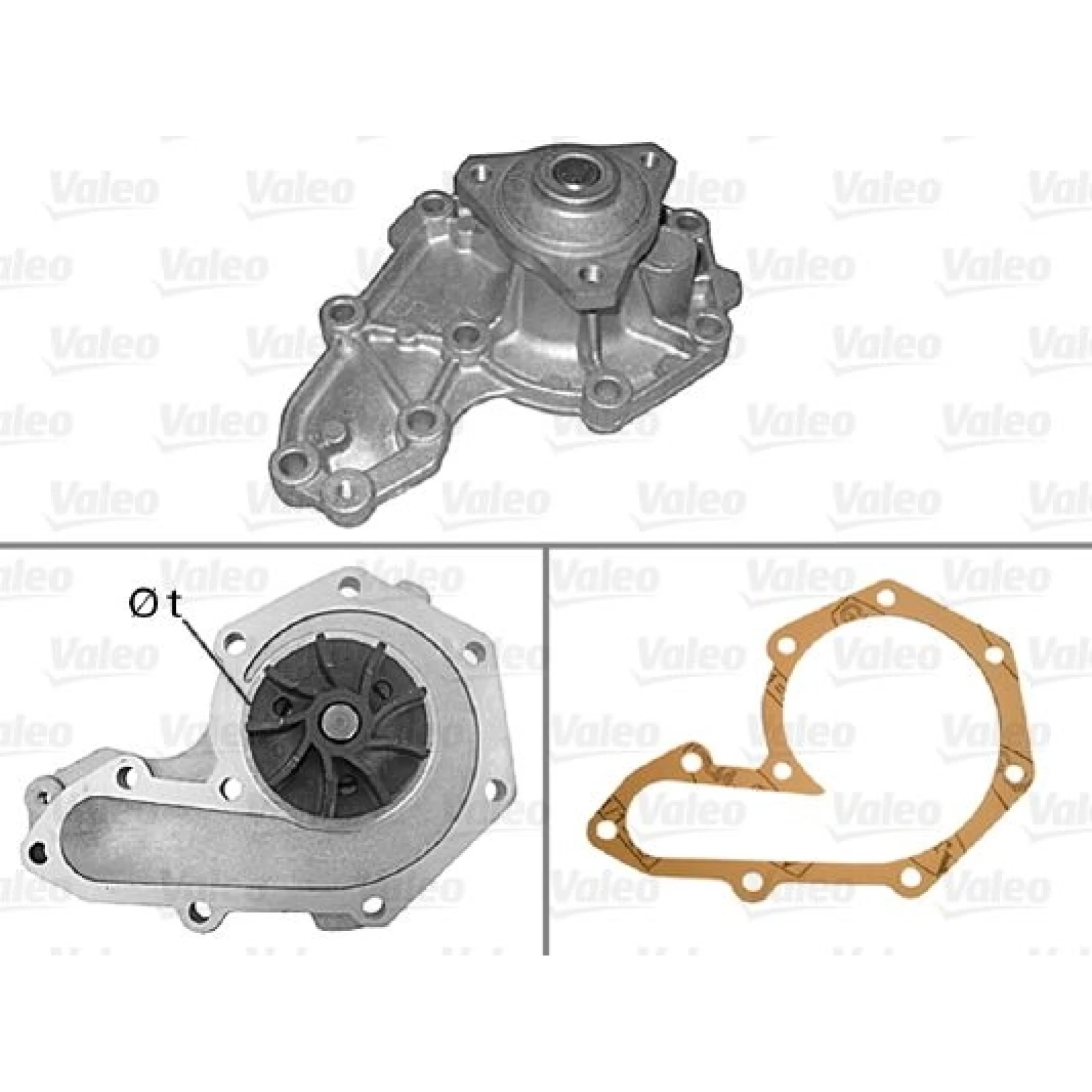 Valeo Wasserpumpe / Kühlmittelpumpe 506019