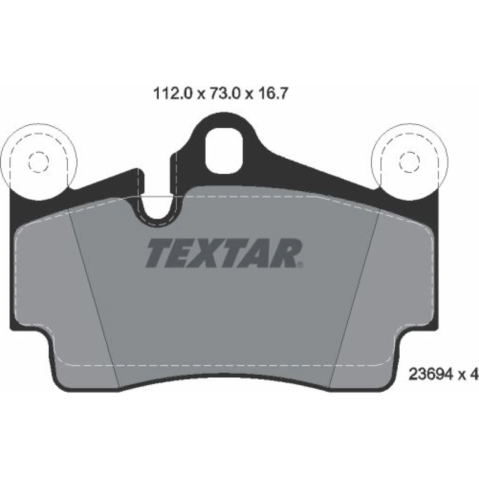 Bremsbelagsatz Vw/Porsche T. Touareg/Cayenne 2369402