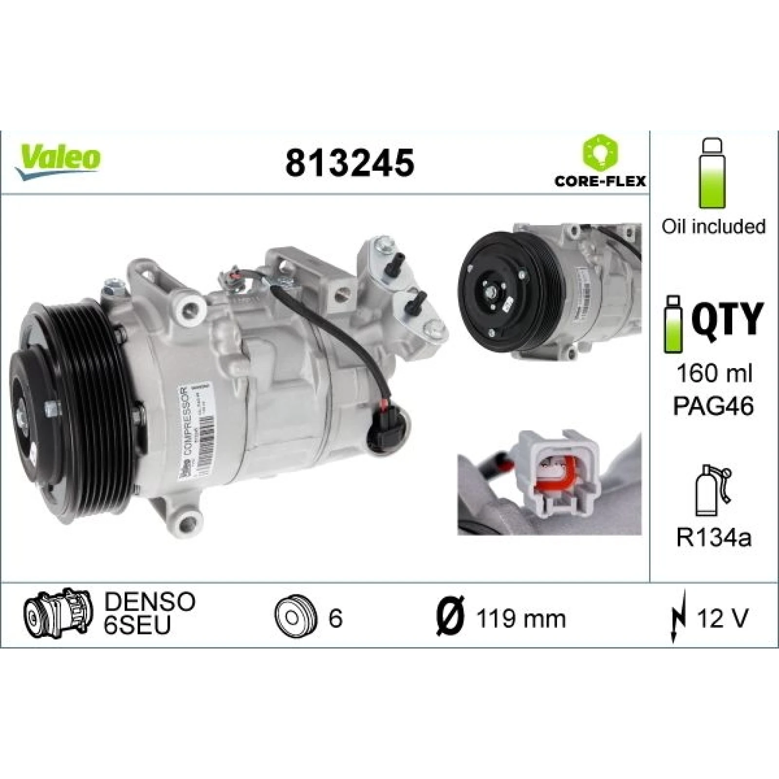 Kompressor, Klimaanlage 813245