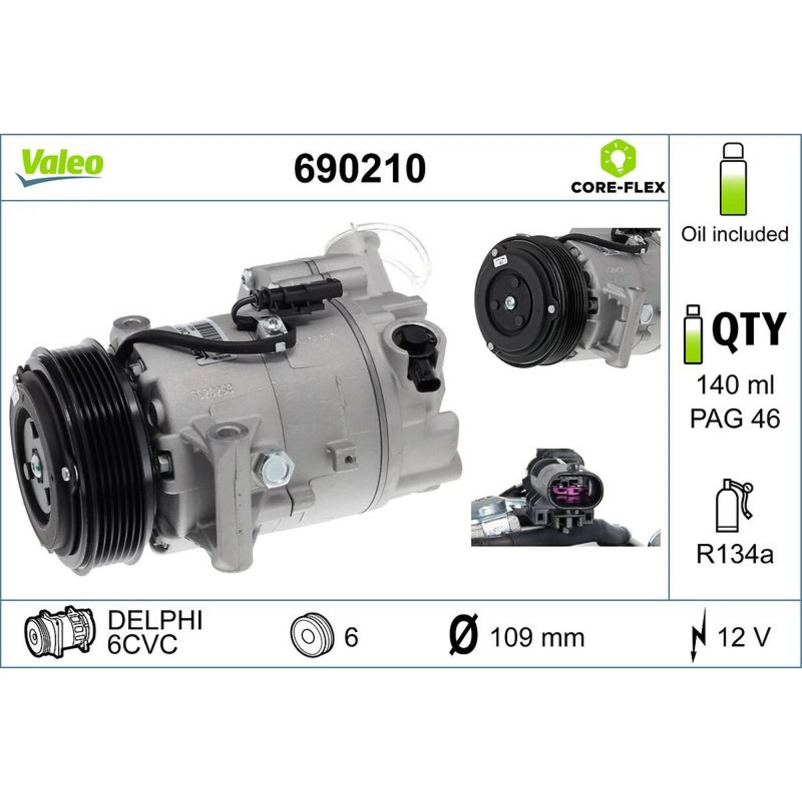 KOMPRESSOR, KLIMAANLAGE 690210