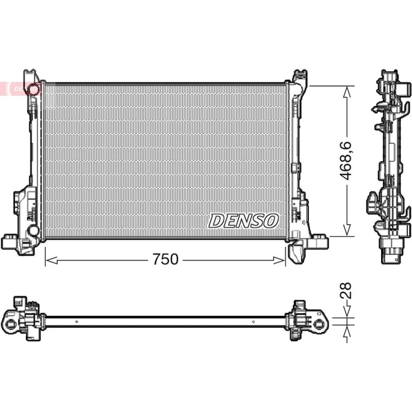 DENSO Motorkühler DRM09175