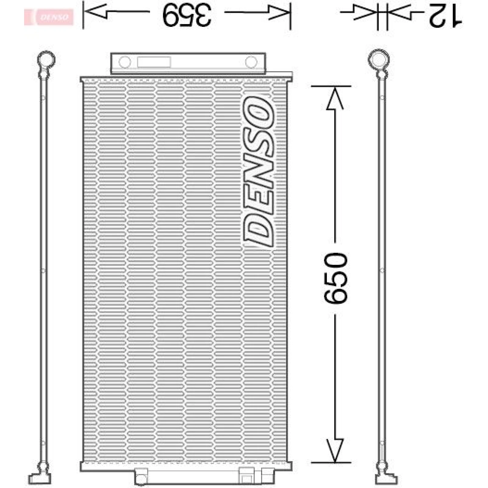 DENSO Klimaanlagenkühler DCN09047