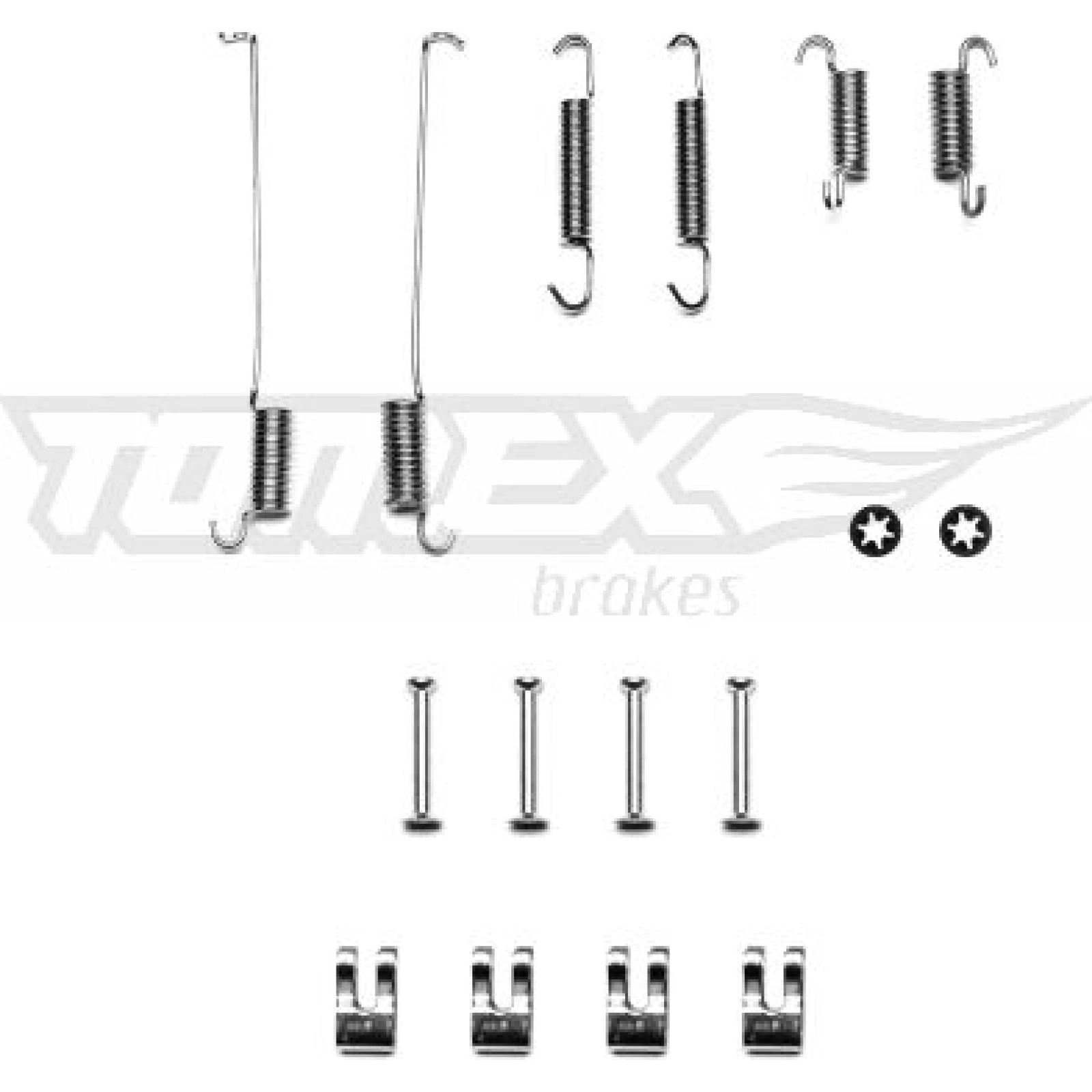 TOMEX brakes Zubehörsatz, Bremsbacken TX 40-22