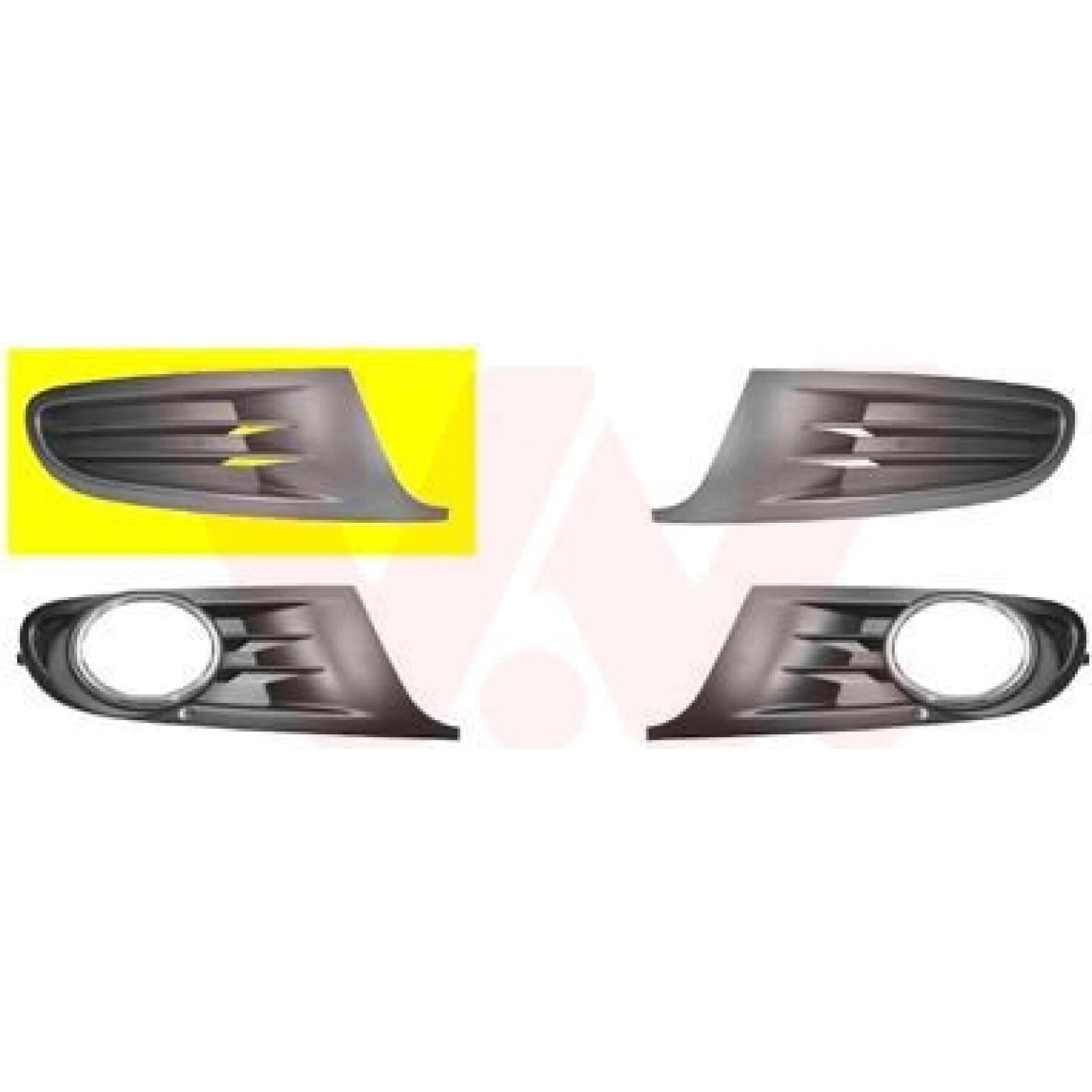 Van Wezel Stoßfänger-Lüftungsgitter 5863592