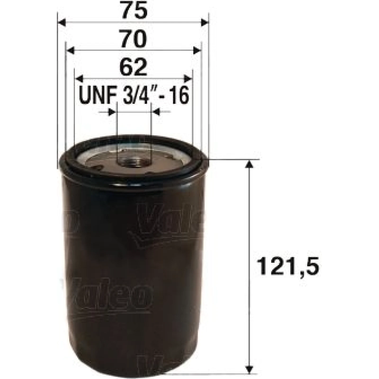 VALEO Ölfilter 586030