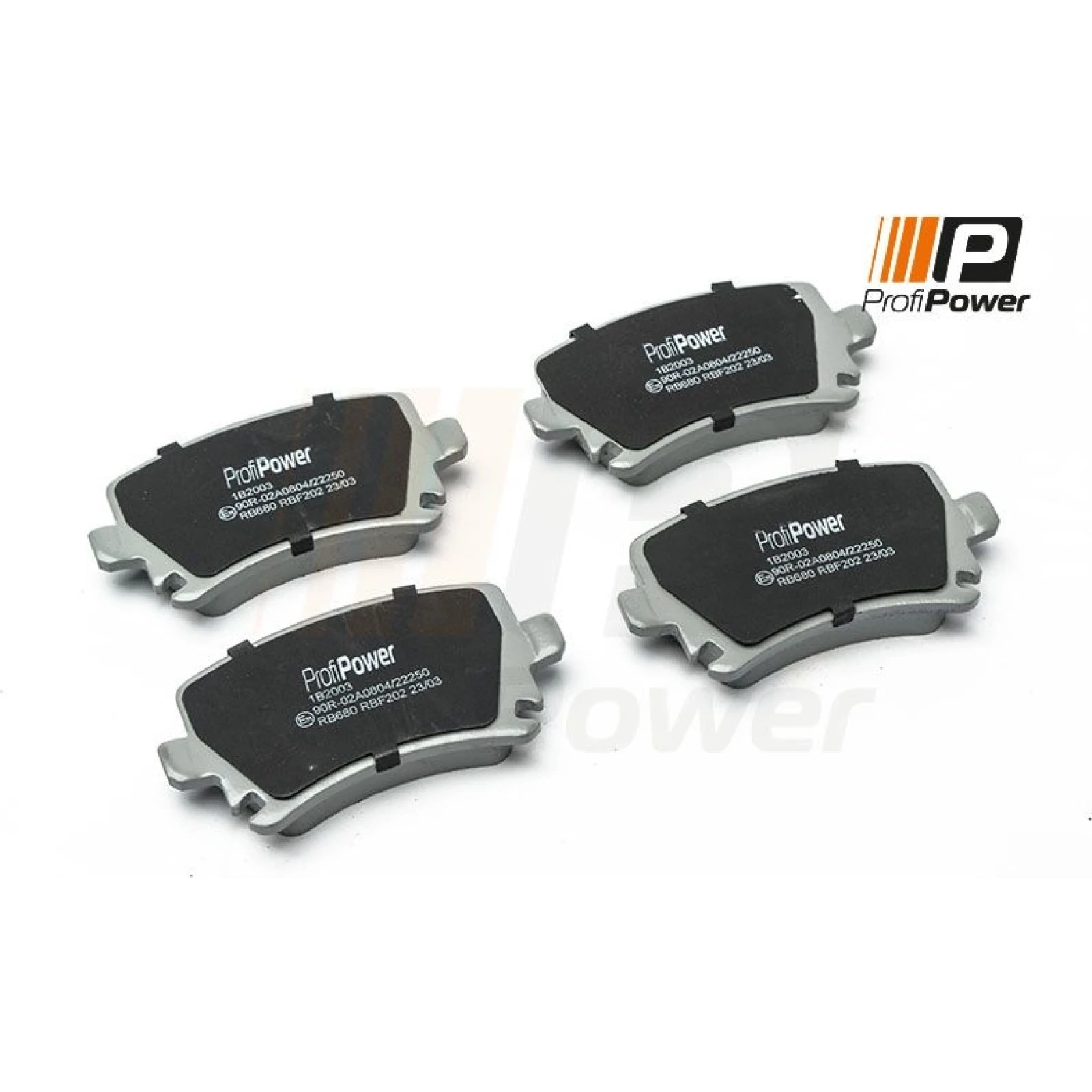 PROFIPOWER Bremsbelagsatz, Scheibenbremse 1B2003