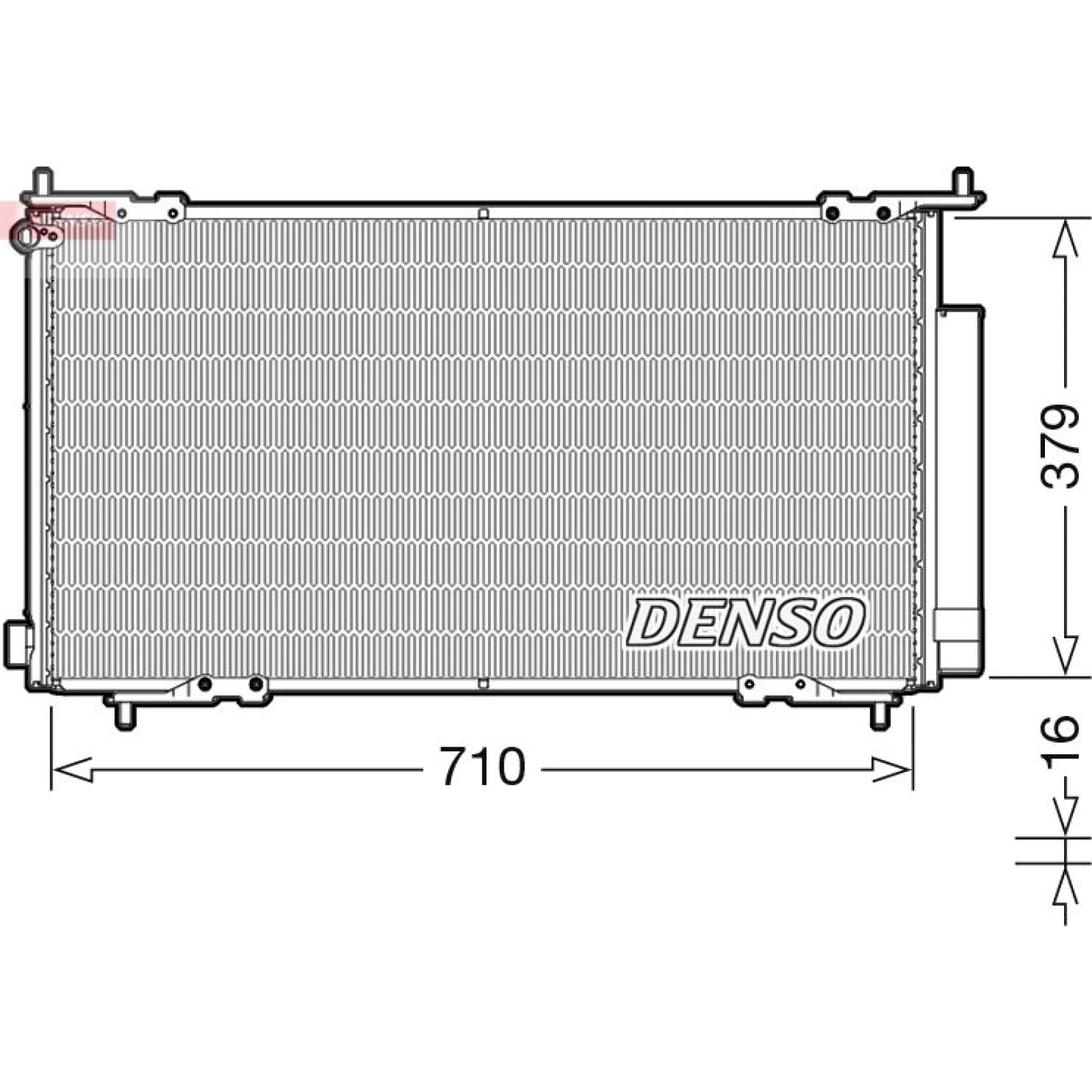DENSO Klimaanlagenkühler DCN40015