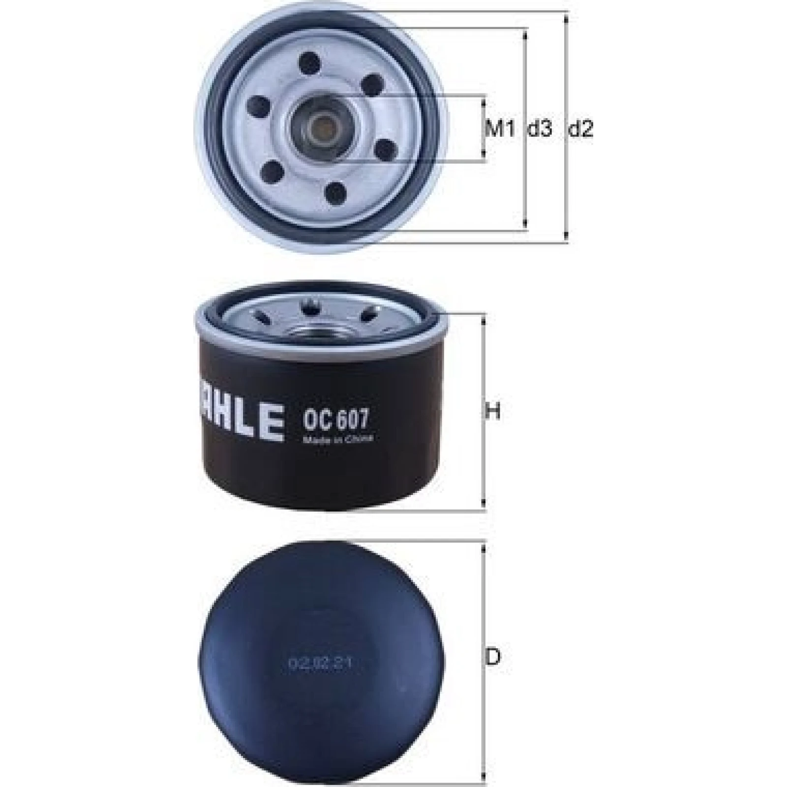 Mahle Original Ölfilter OC 607