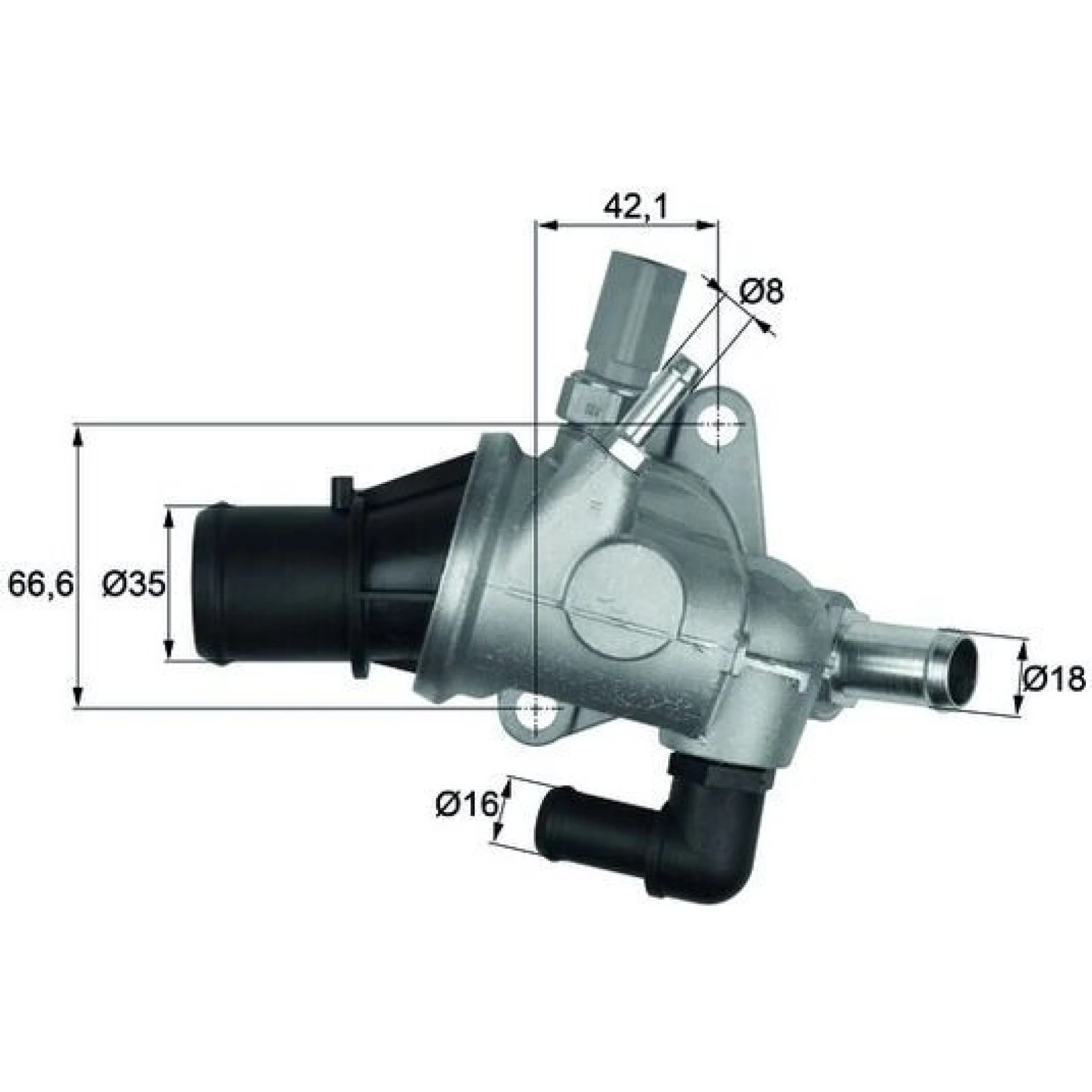 Integralthermostat TI 154 88