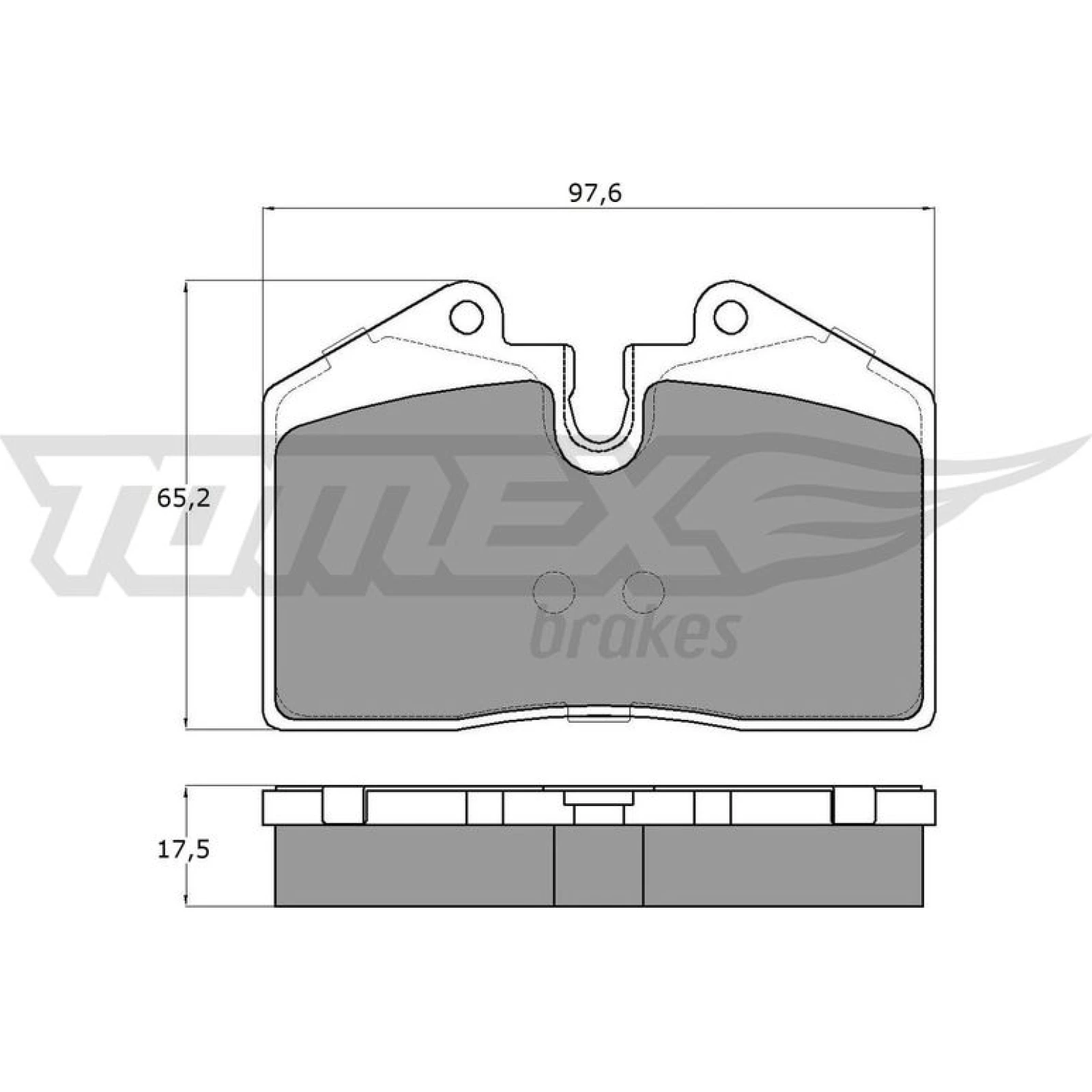 TOMEX brakes Bremsbelagsatz, Scheibenbremse TX 18-02