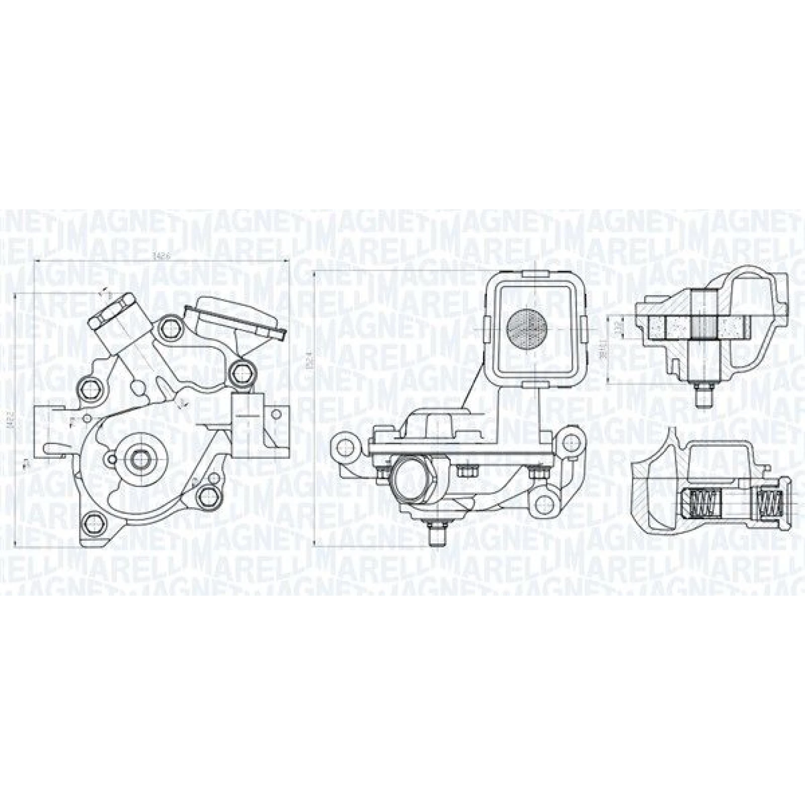 MAGNETI MARELLI Ölpumpe 351516000146