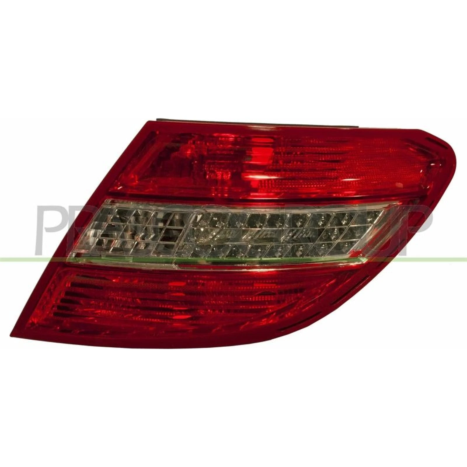 Heckleuchte L O K-PLATTE ROT/WEISS LED 3963,658,1