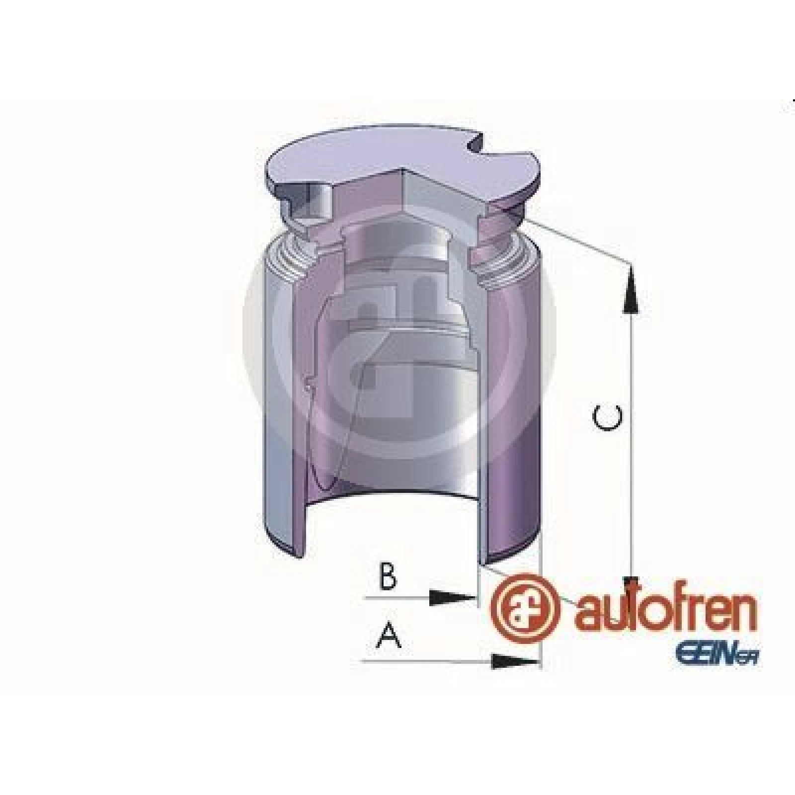 Kolben, Bremssattel D025222