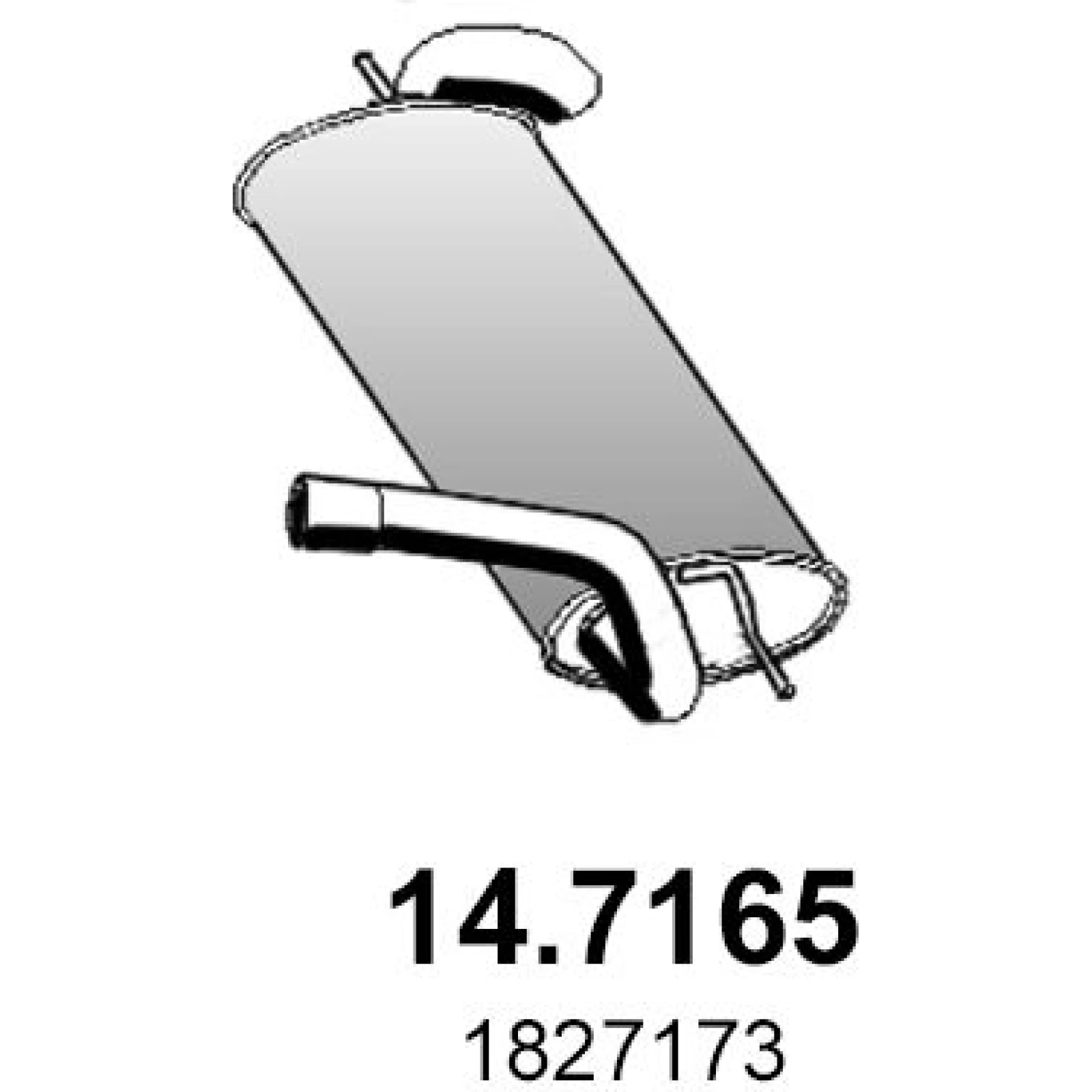 Endschalldämpfer 14.7165