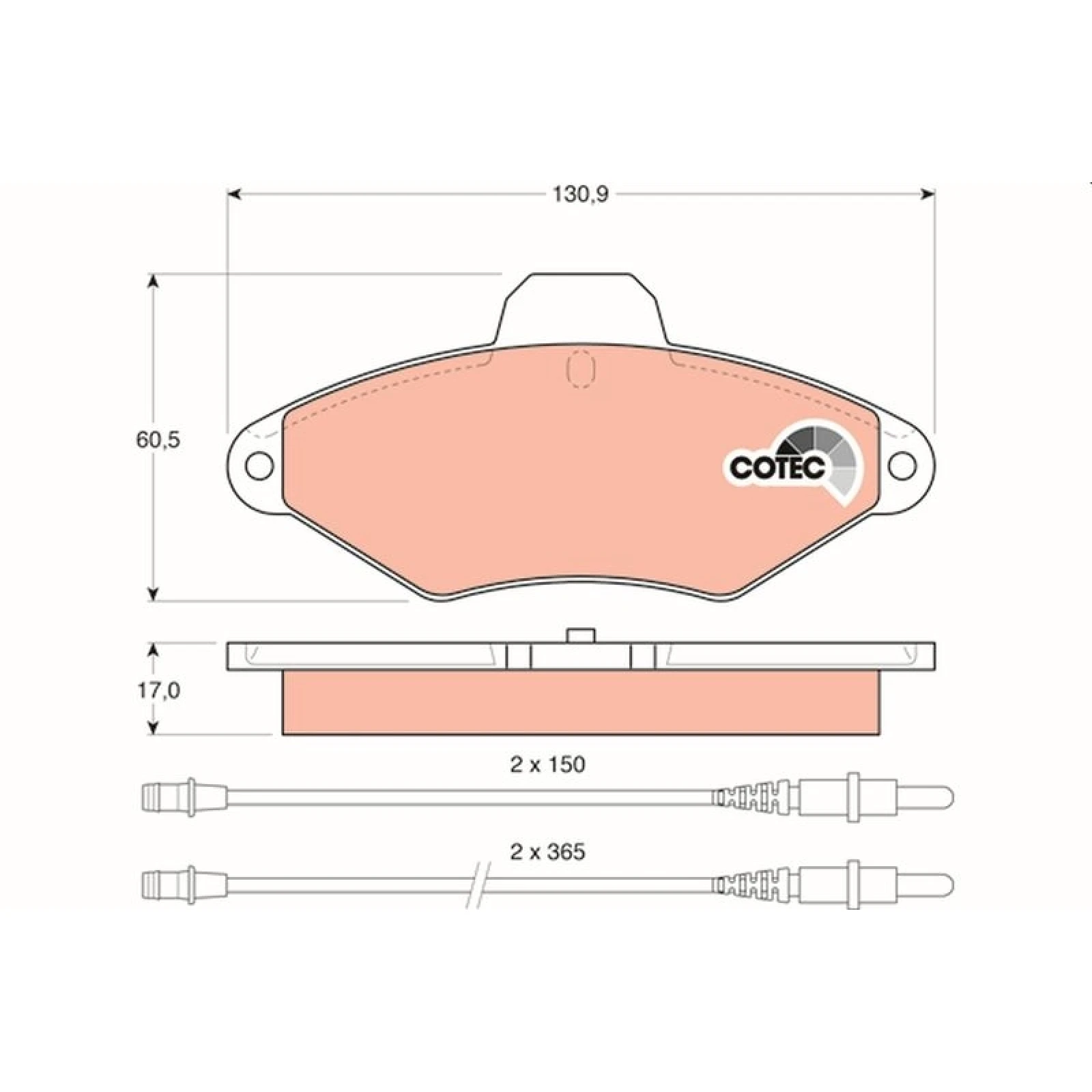 Bremsklötze VA GDB1101