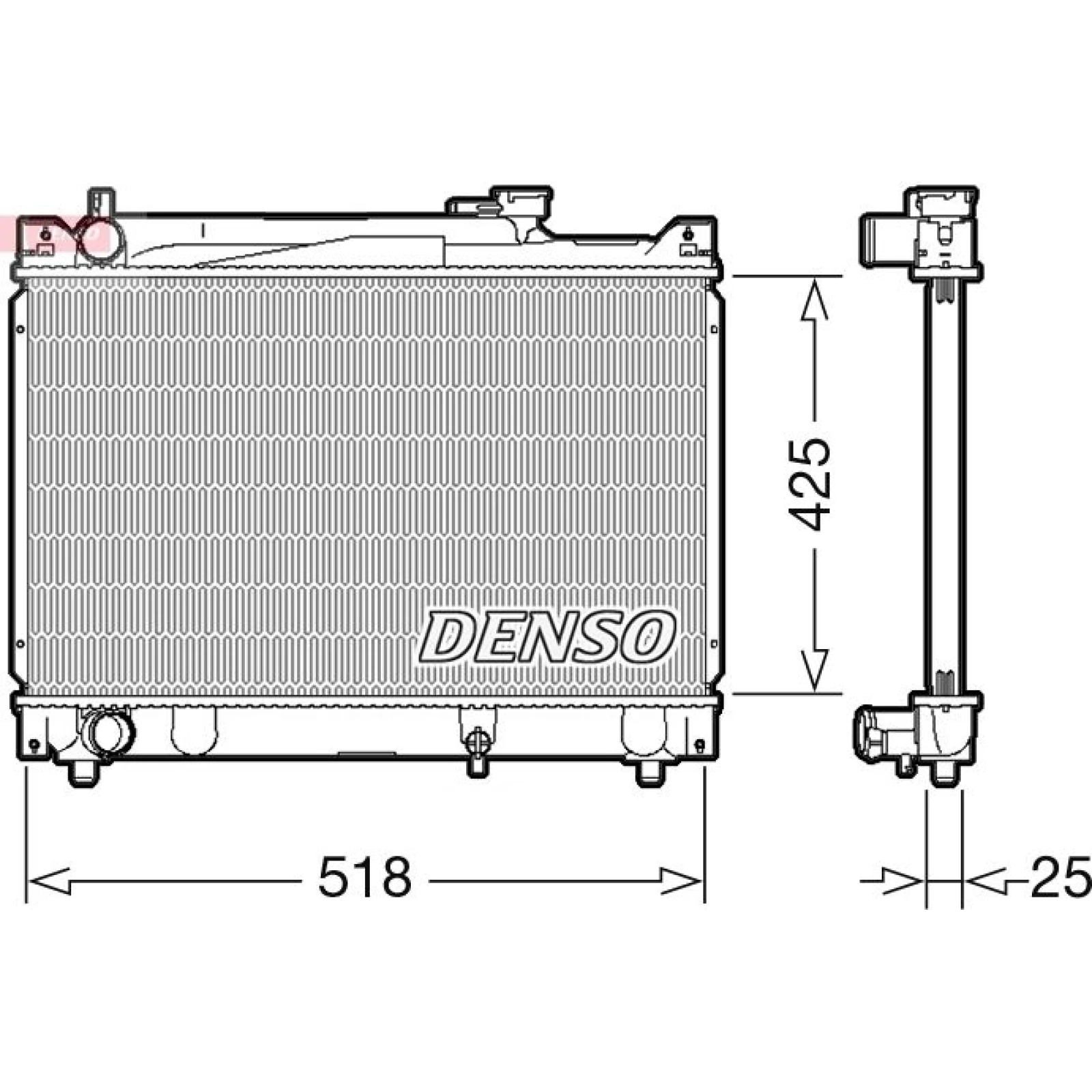 DENSO Motorkühler DRM47030