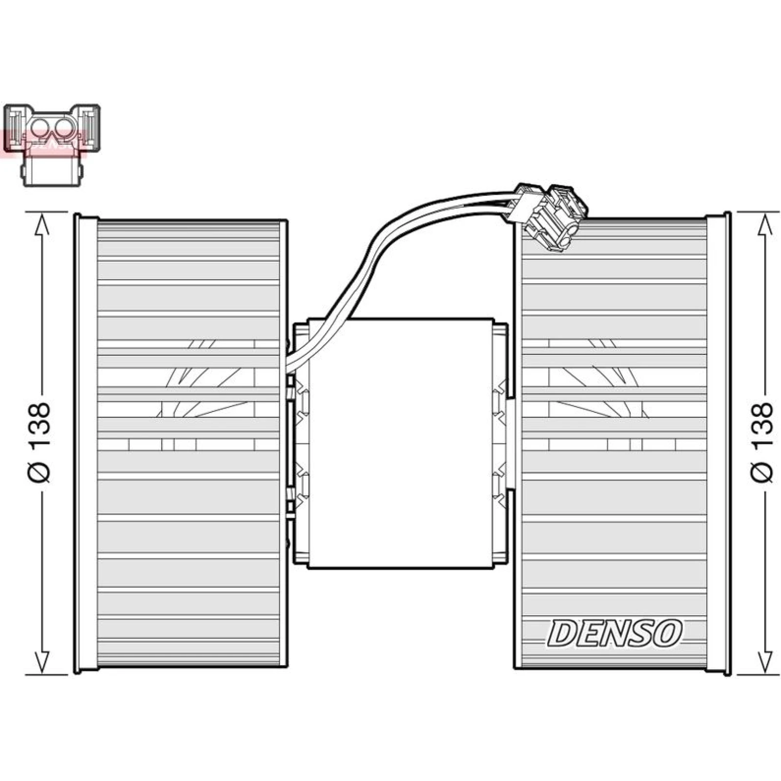 DENSO Innenraumgebläse DEA05006