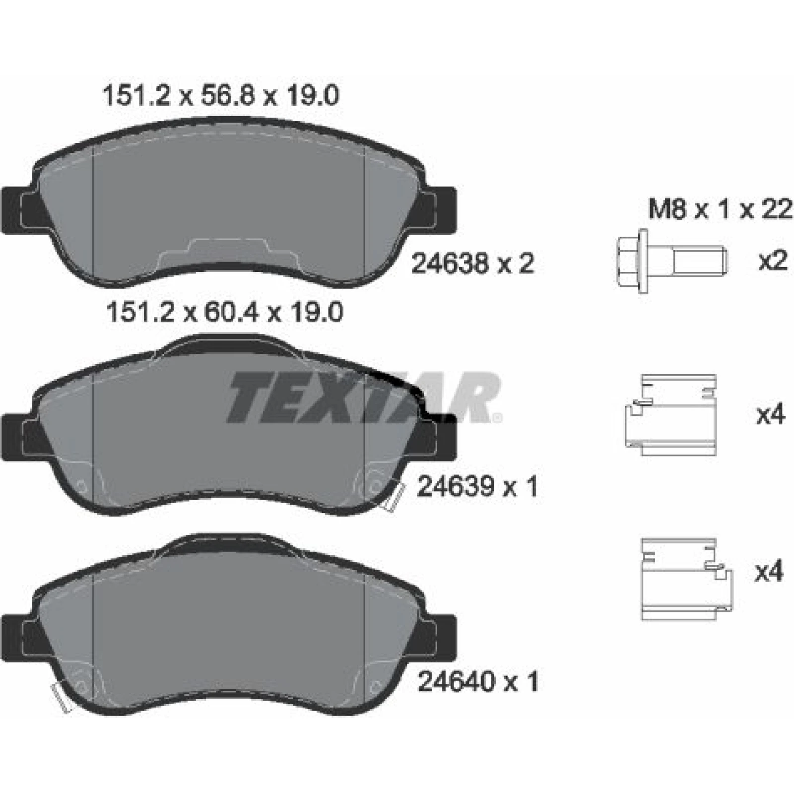 Bremsbelagsatz Honda P. Cr-V 06-/12 2463801
