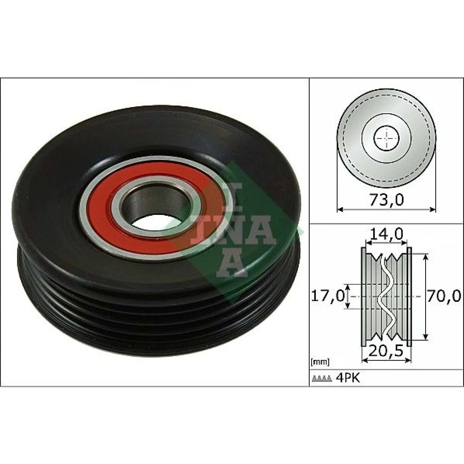 Spannrolle, Keilrippenriemen 531 0853 10