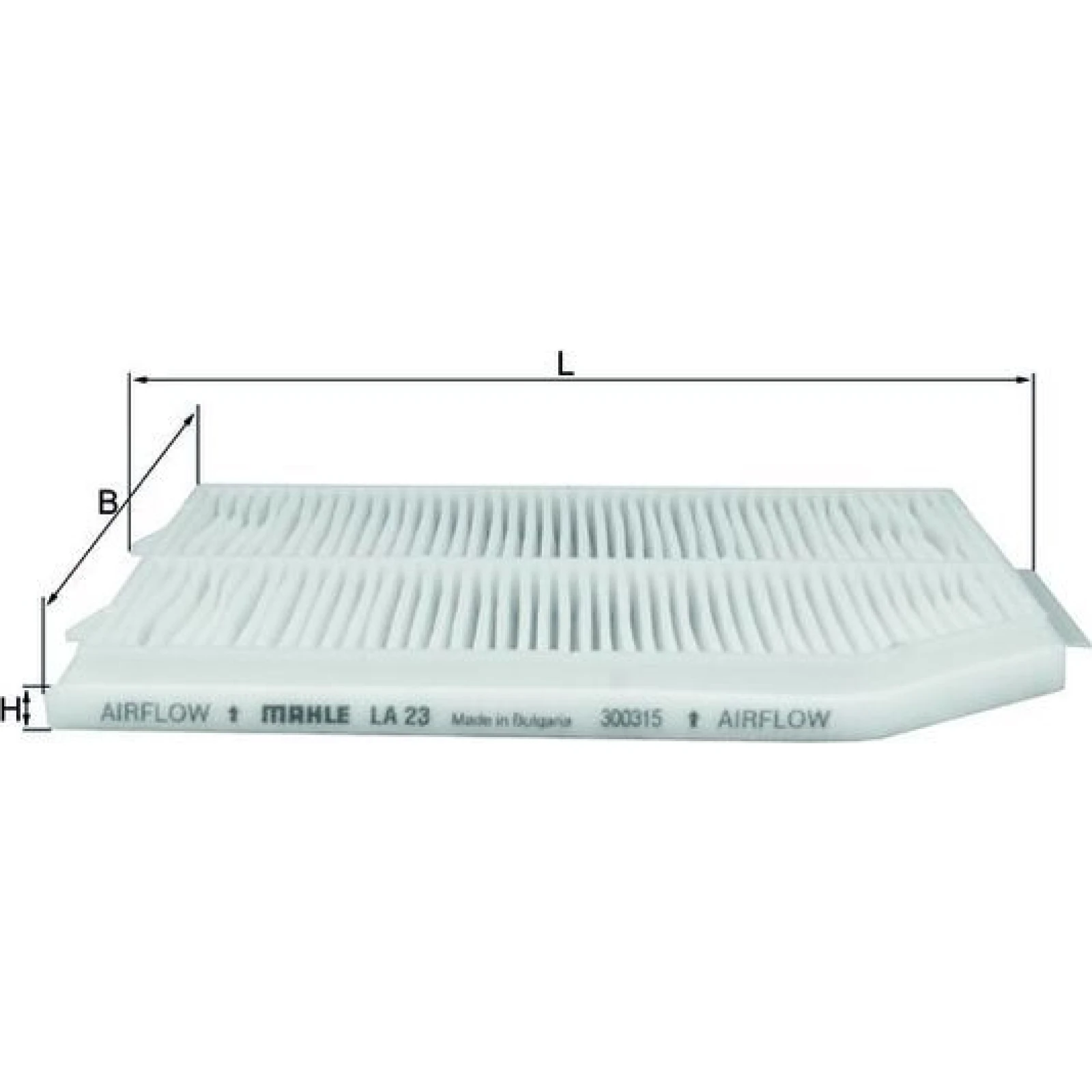 MAHLE Filter, Innenraumluft LA 23