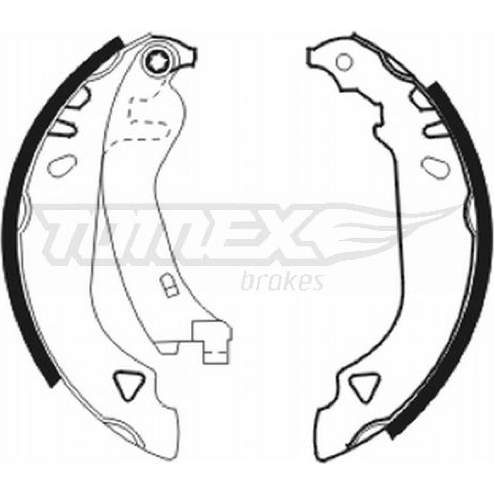 TOMEX brakes Bremsbackensatz TX 20-64
