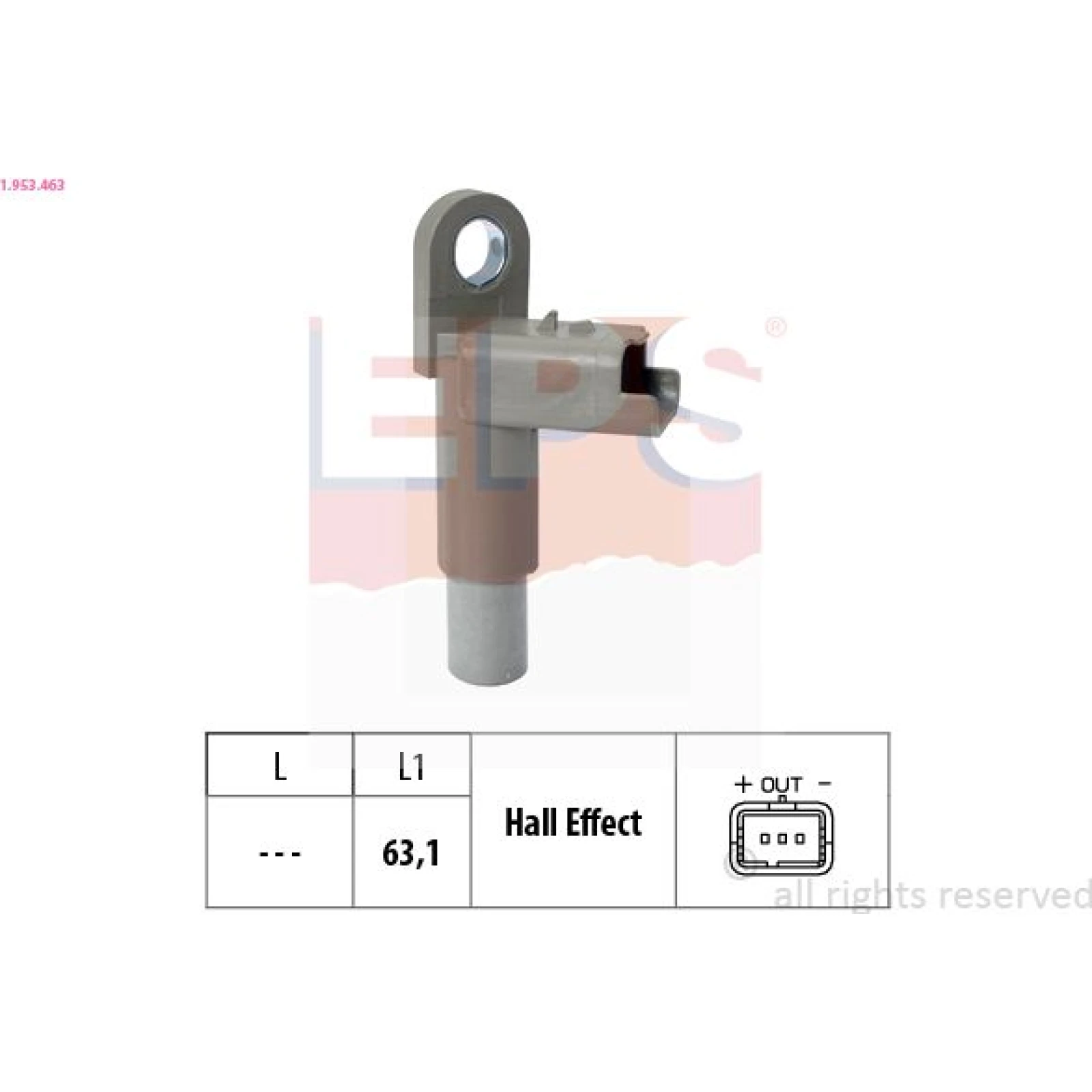 Sensor, Nockenwellenposition 1.953.463