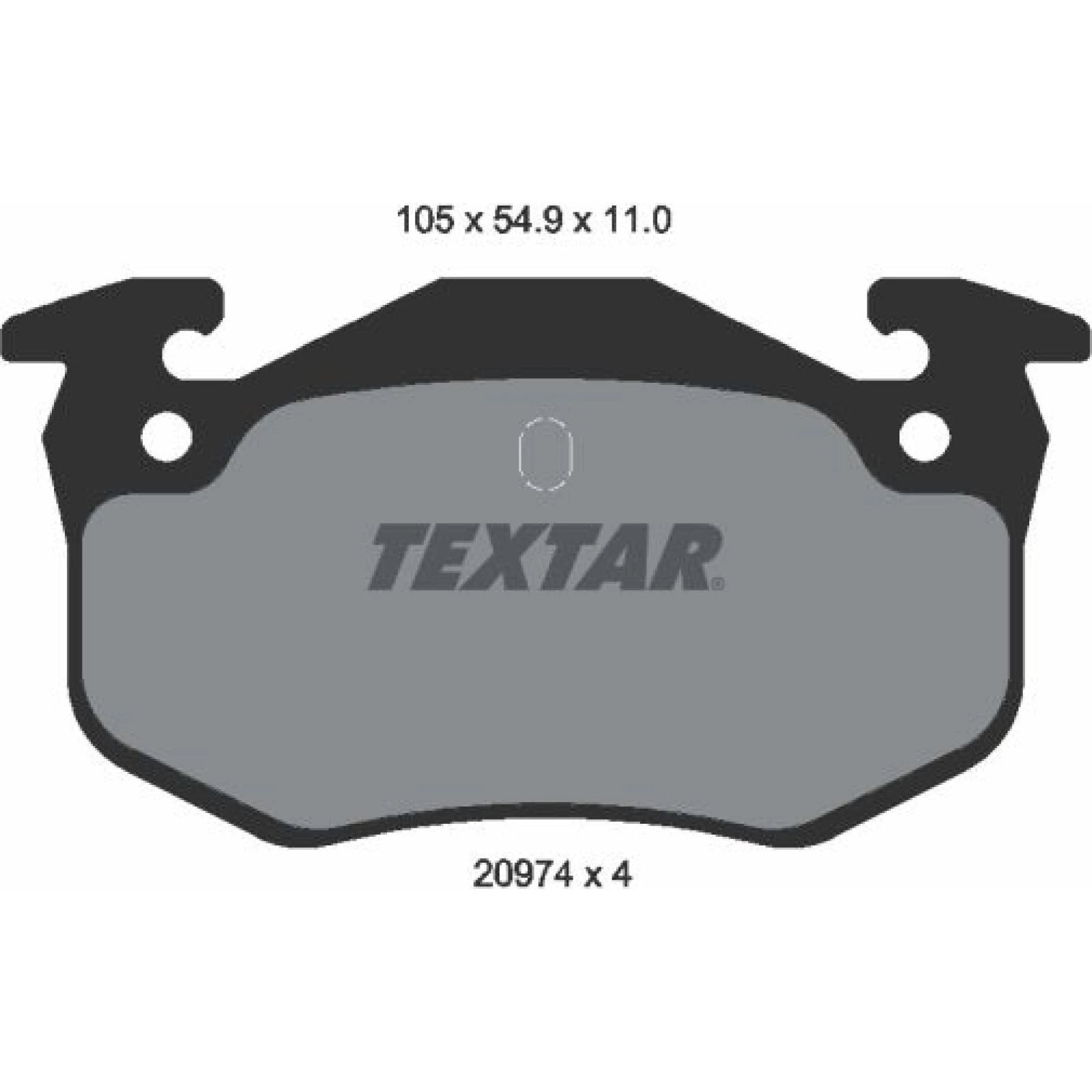 Bremsbelagsatz Renault T. Megane/Clio/19/Zx/Xsara/206/306 2097401