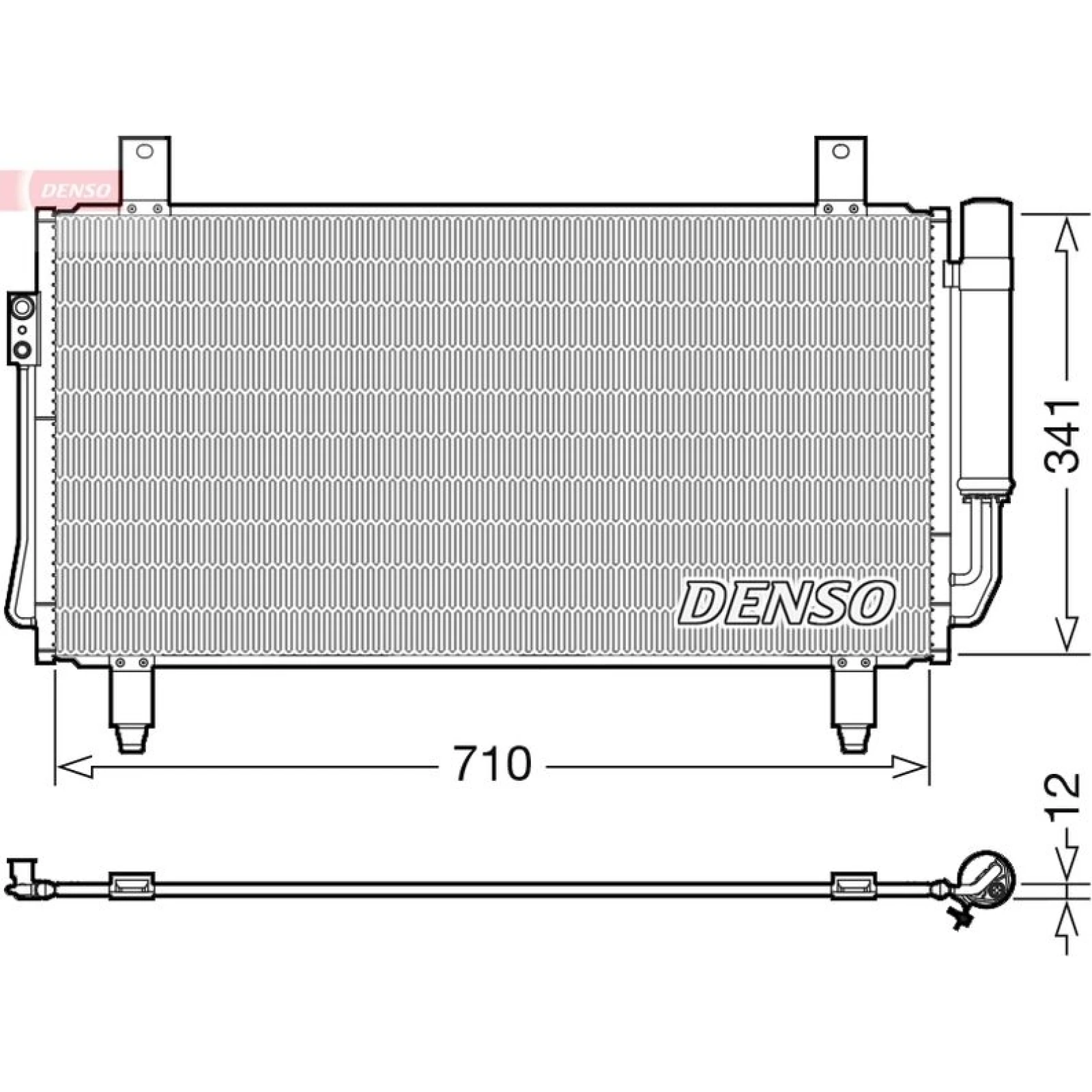 DENSO Klimaanlagenkühler DCN45006