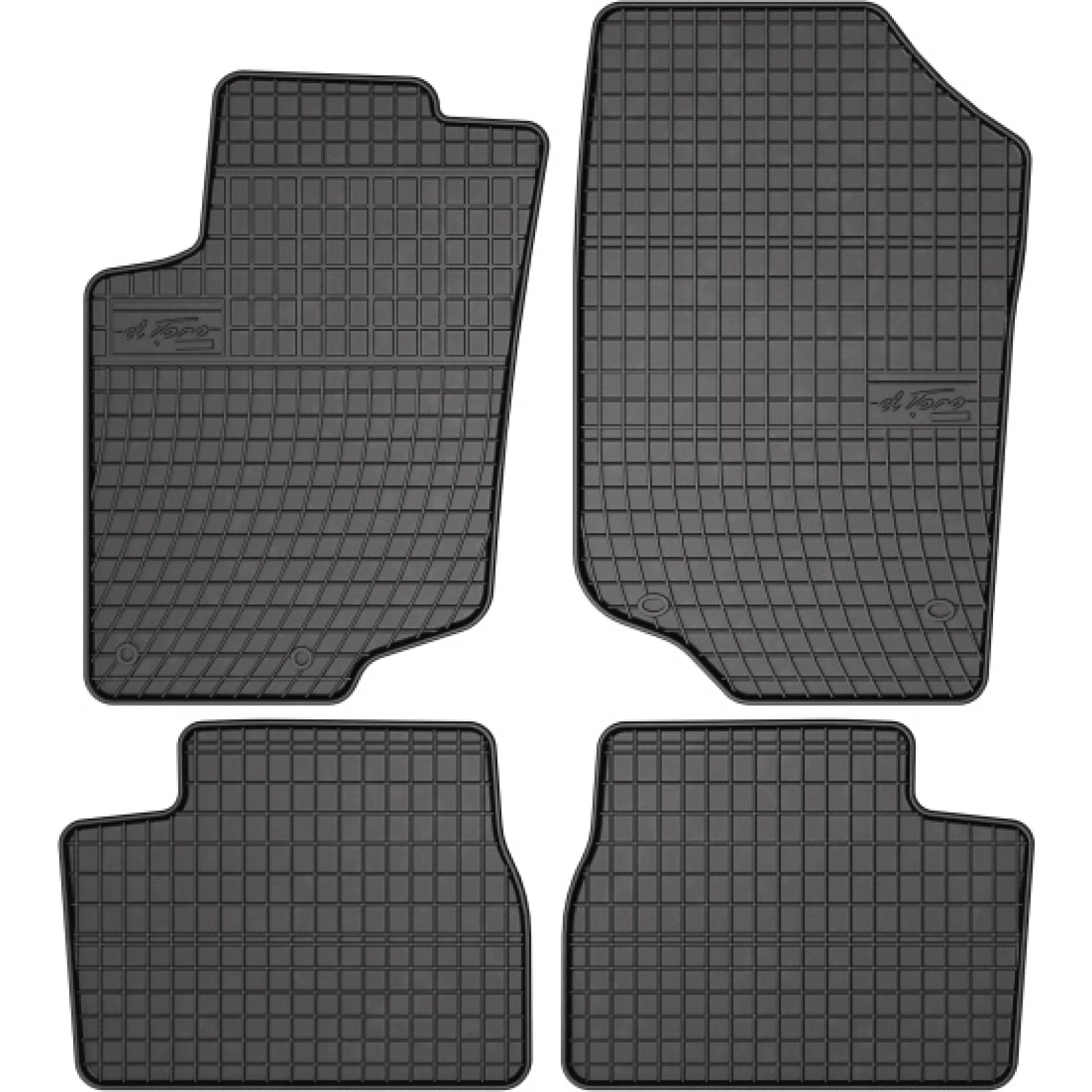 Passgenaue Kofferraummatte Gummimatten Peugeot 207 2006 0631