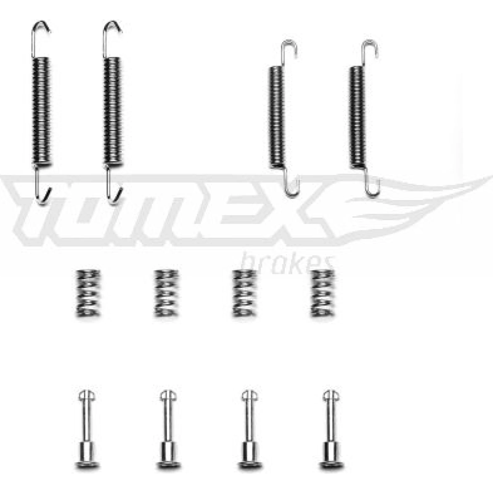 TOMEX brakes Zubehörsatz, Bremsbacken TX 40-02
