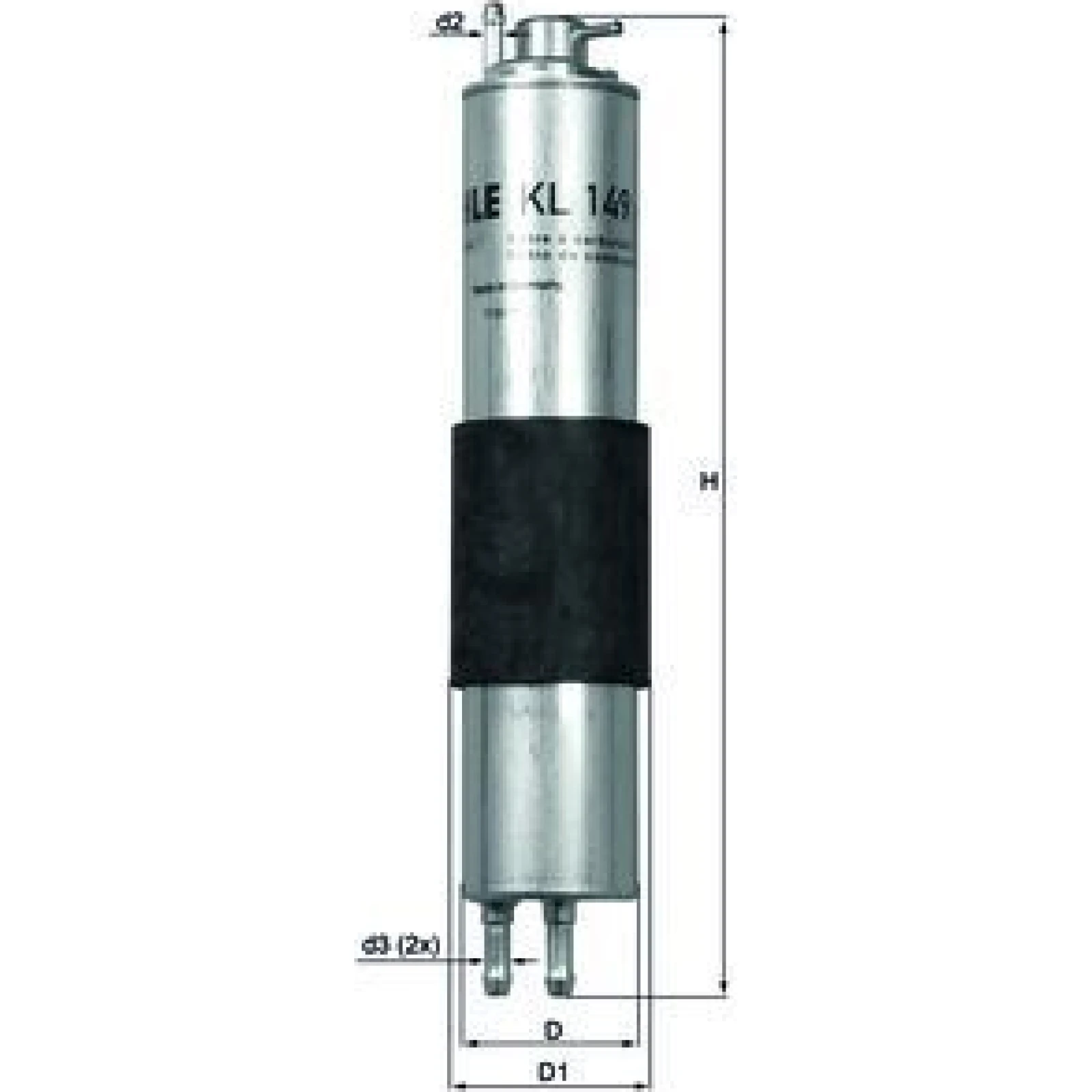 MAHLE Kraftstofffilter KL 149