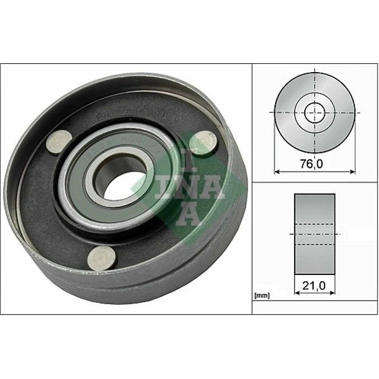 Umlenk-/Führungsrolle, Keilrippenriemen 532 0567 10