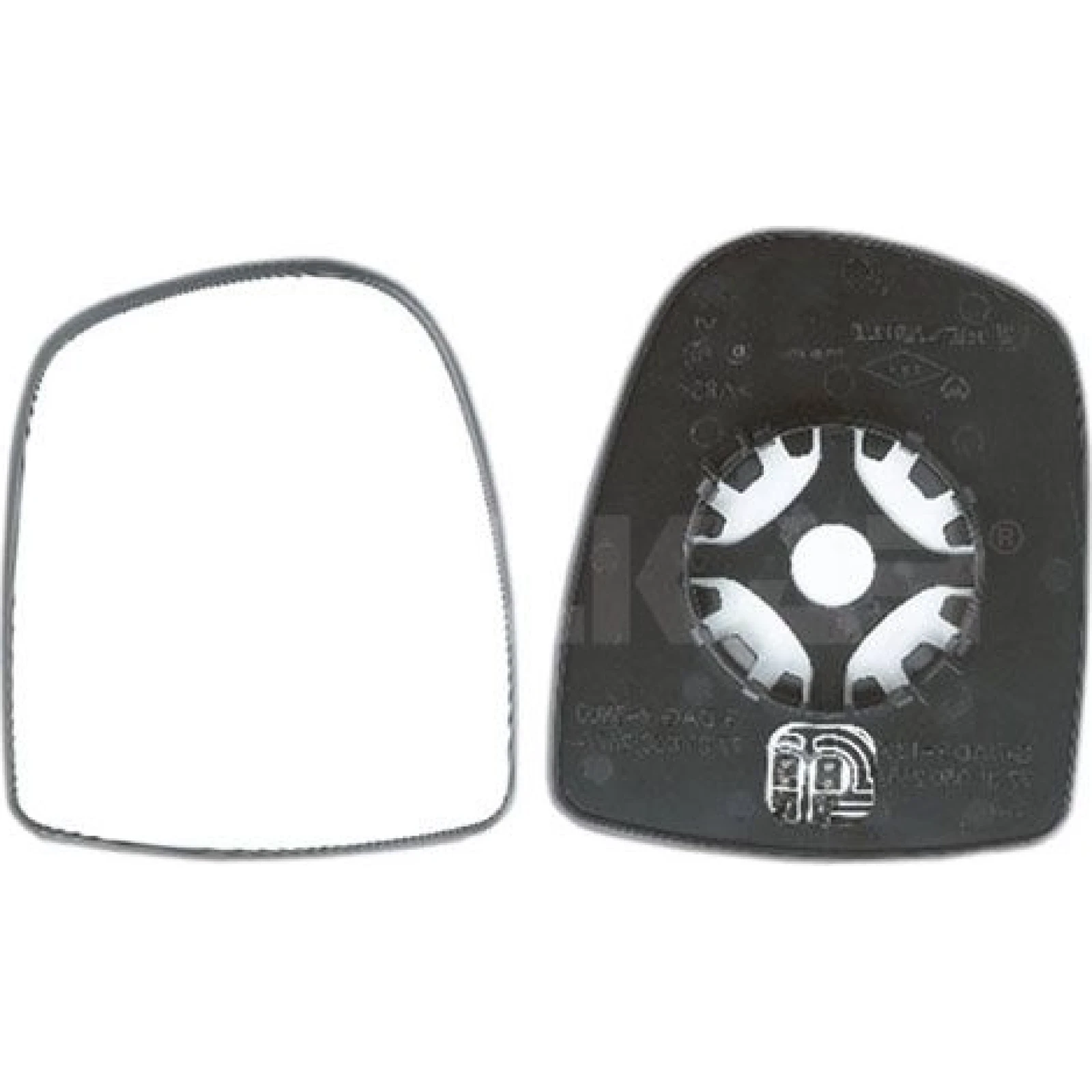 SPIEGELGLAS L HZB OBERTEIL KONV 5206,730,2