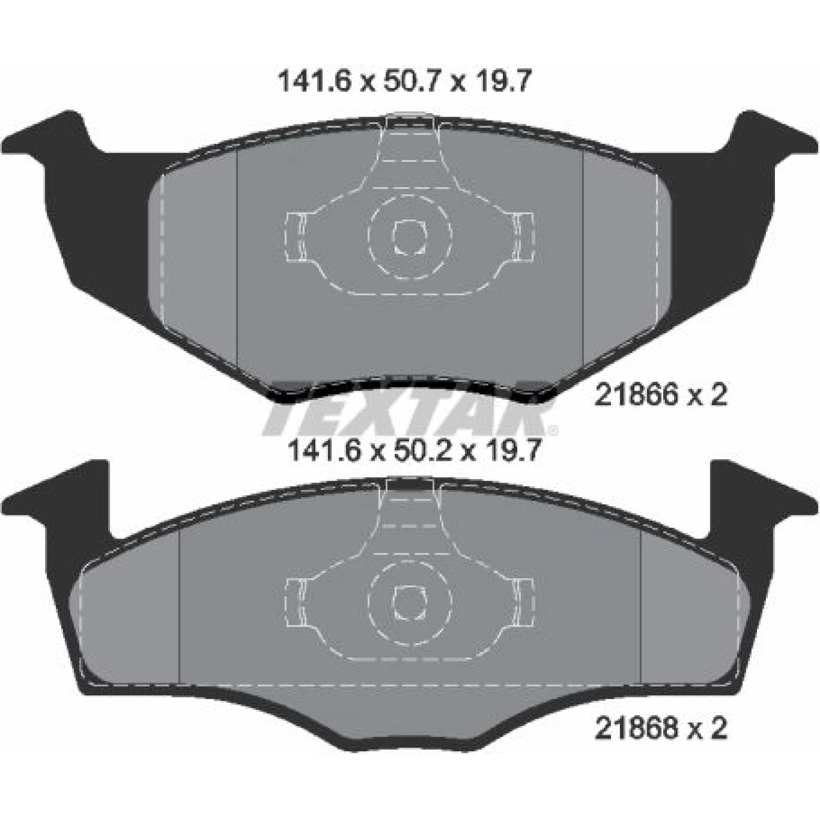 Bremsbelagsatz Vw P. Golf3/Vento 2186603