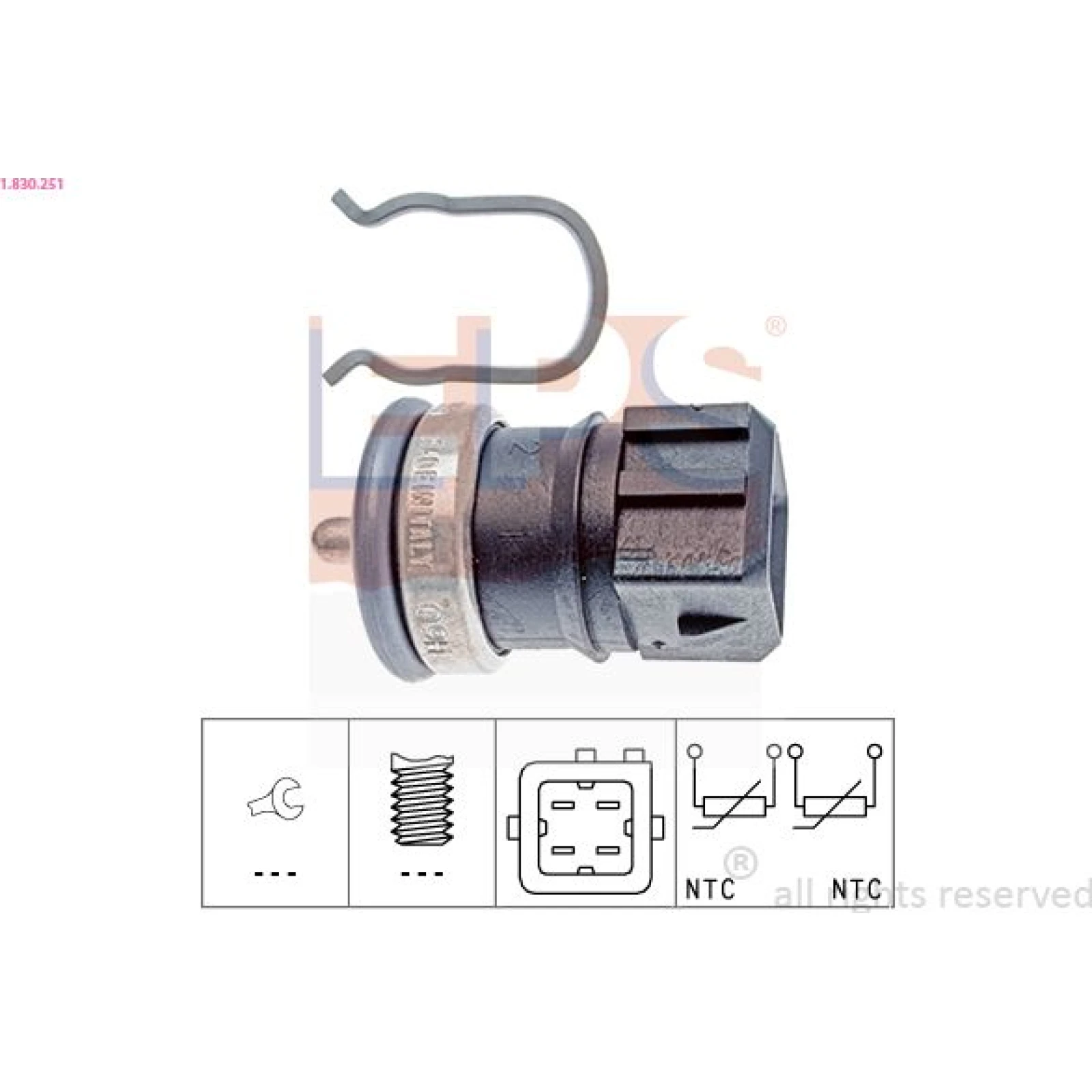 EPS Temperatursensor 1.830.251
