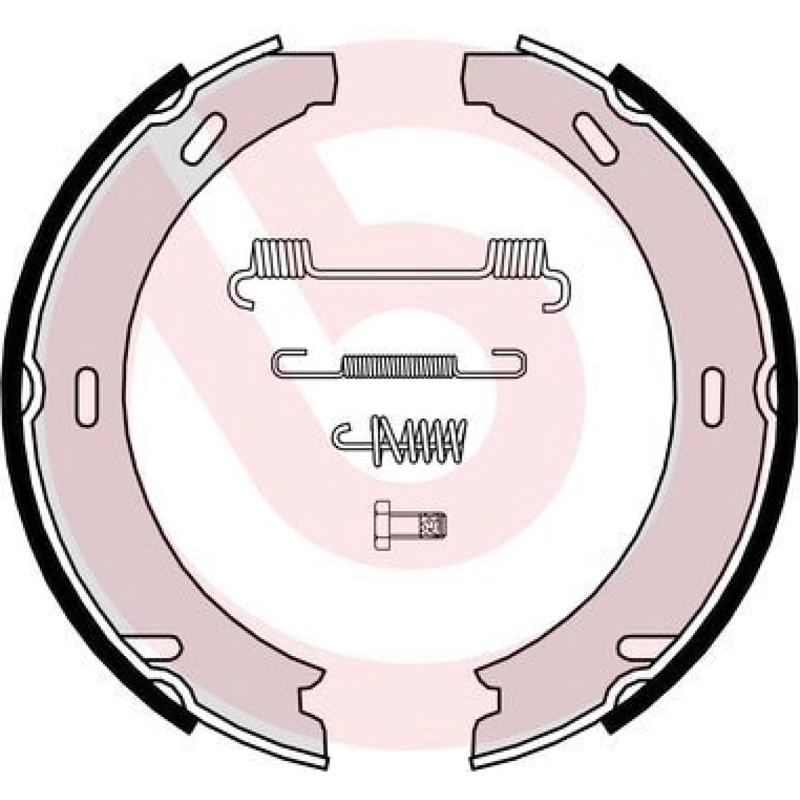 Bremsbackensatz HA S 50 507