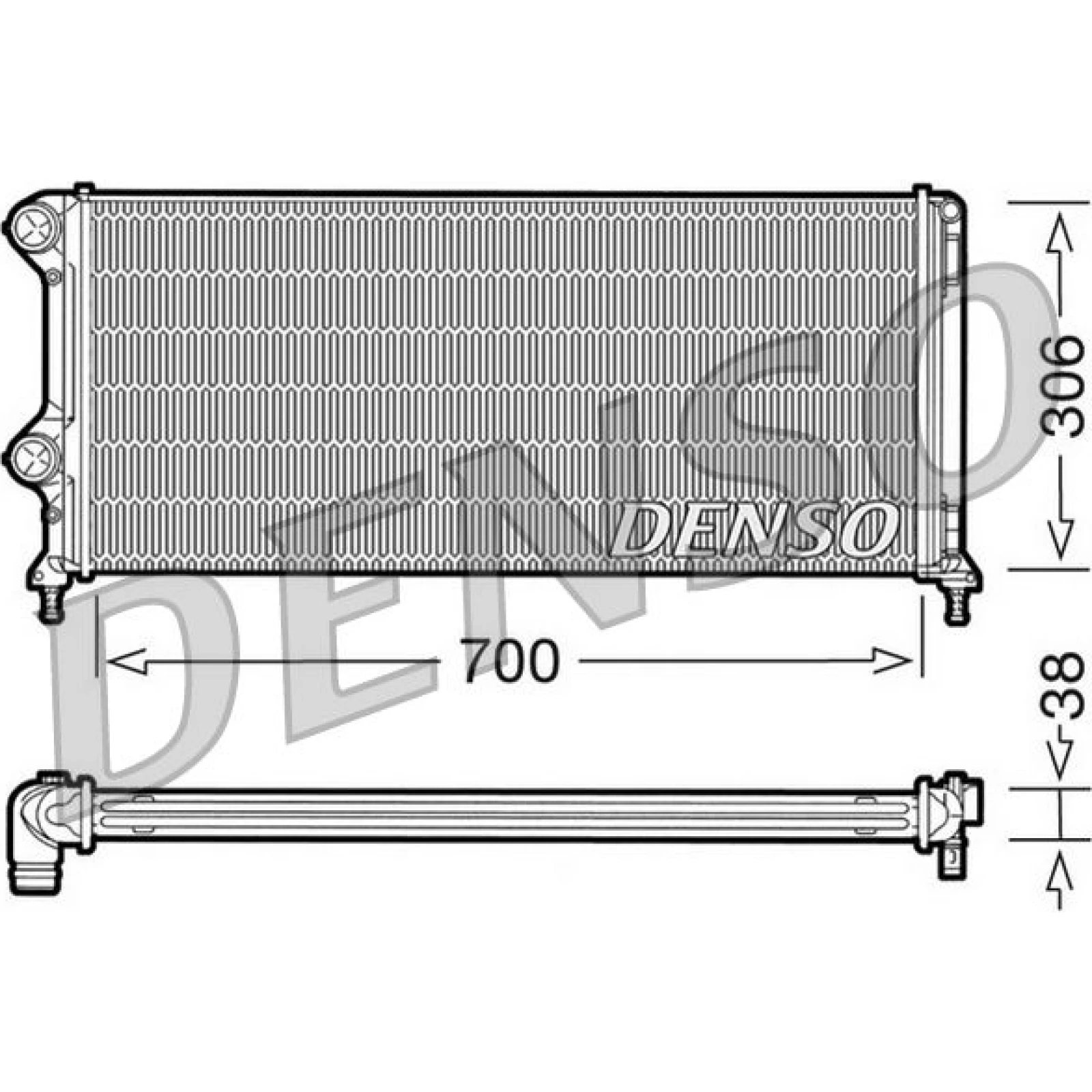 DENSO Motorkühler DRM09060