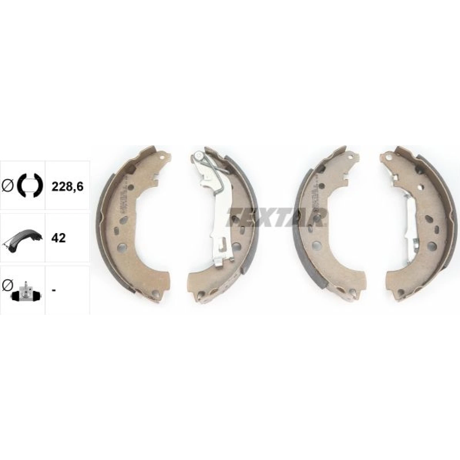 Bremsbacken Fiat Fiorino/Qubo/Nemo/Bipper 08- 1.3Jtd/1.4Dhdi 91067600