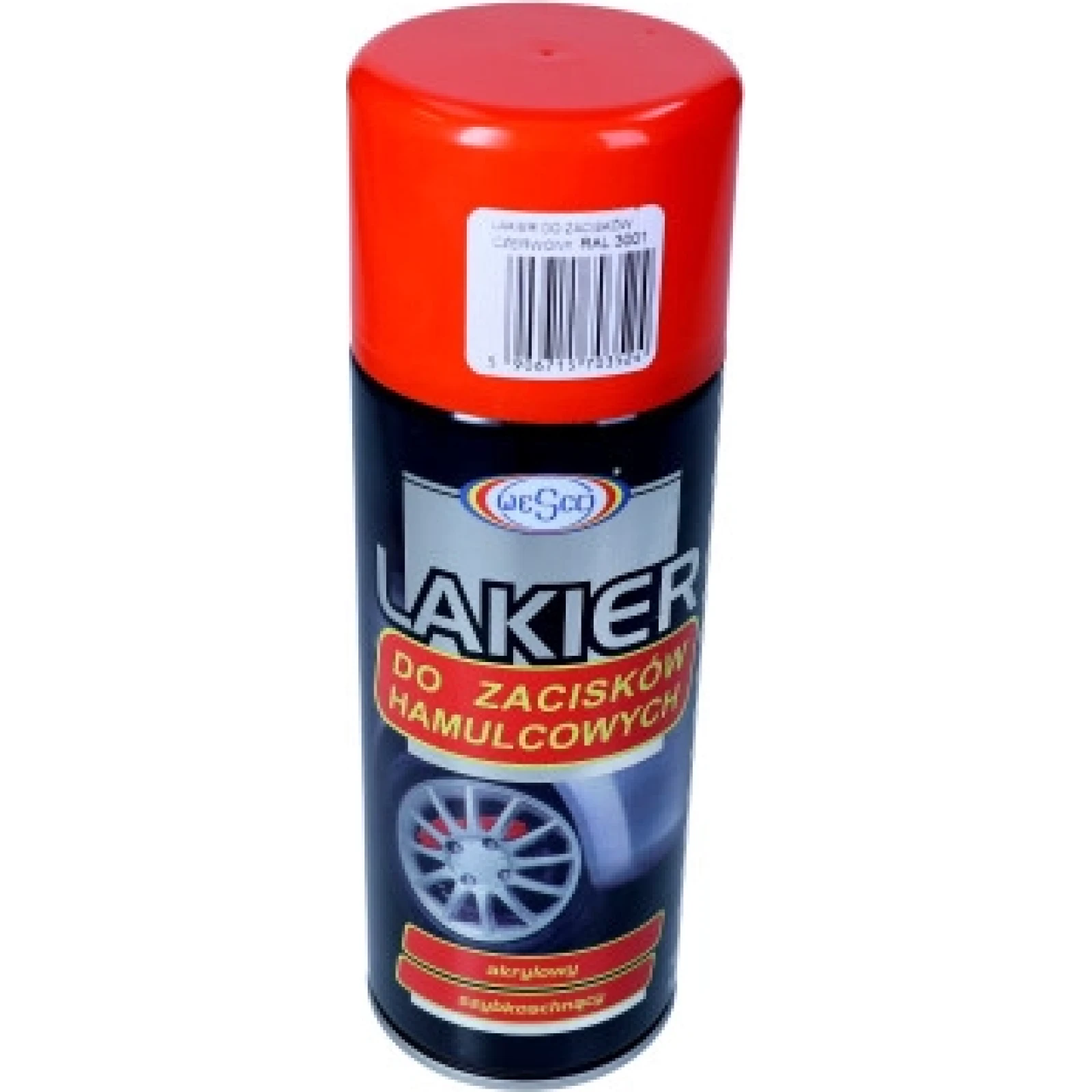 Lack für Bremssättel. Rot 400Ml Ral3001 / Wesco 03524 131002E