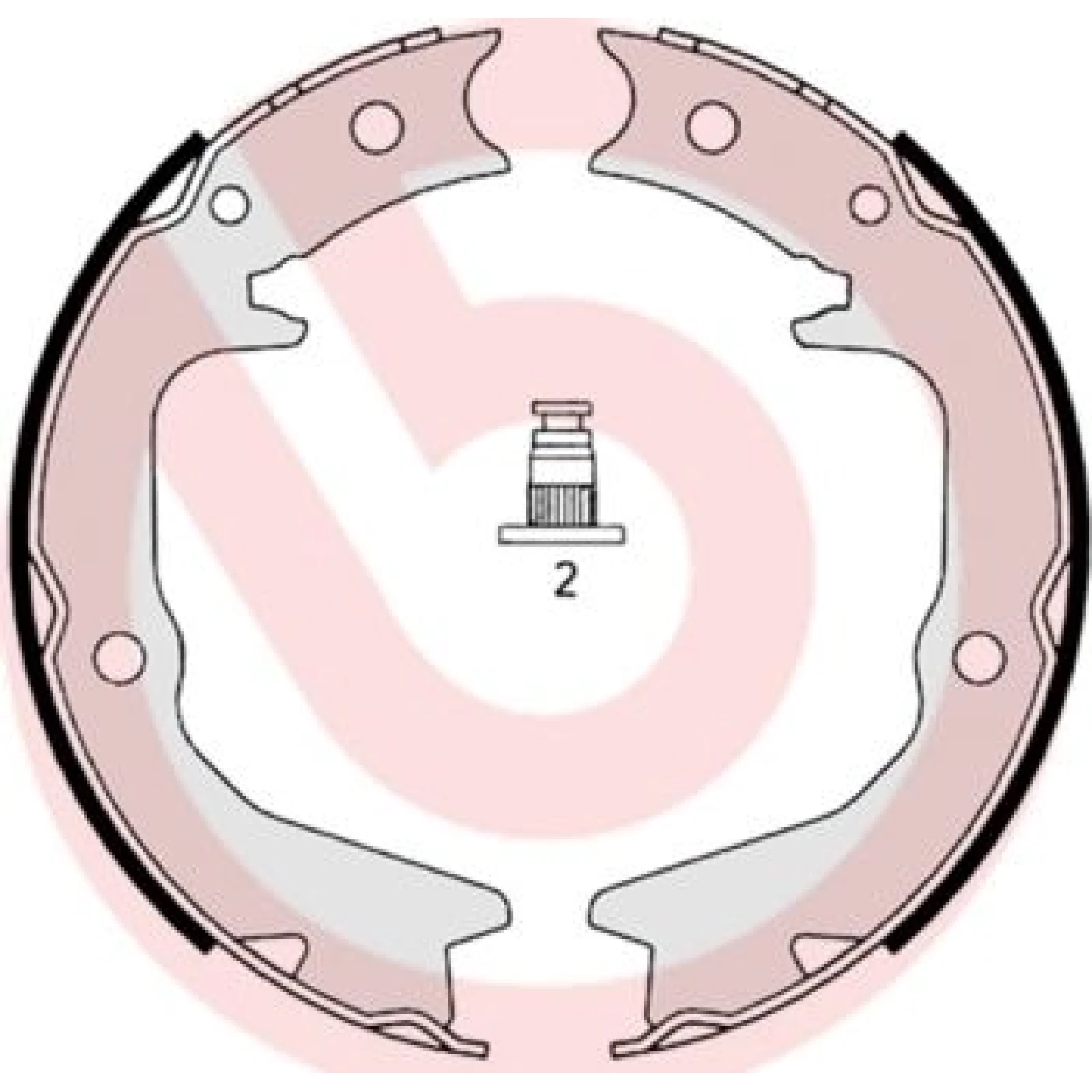 Bremsbackensatz HA S 54 519