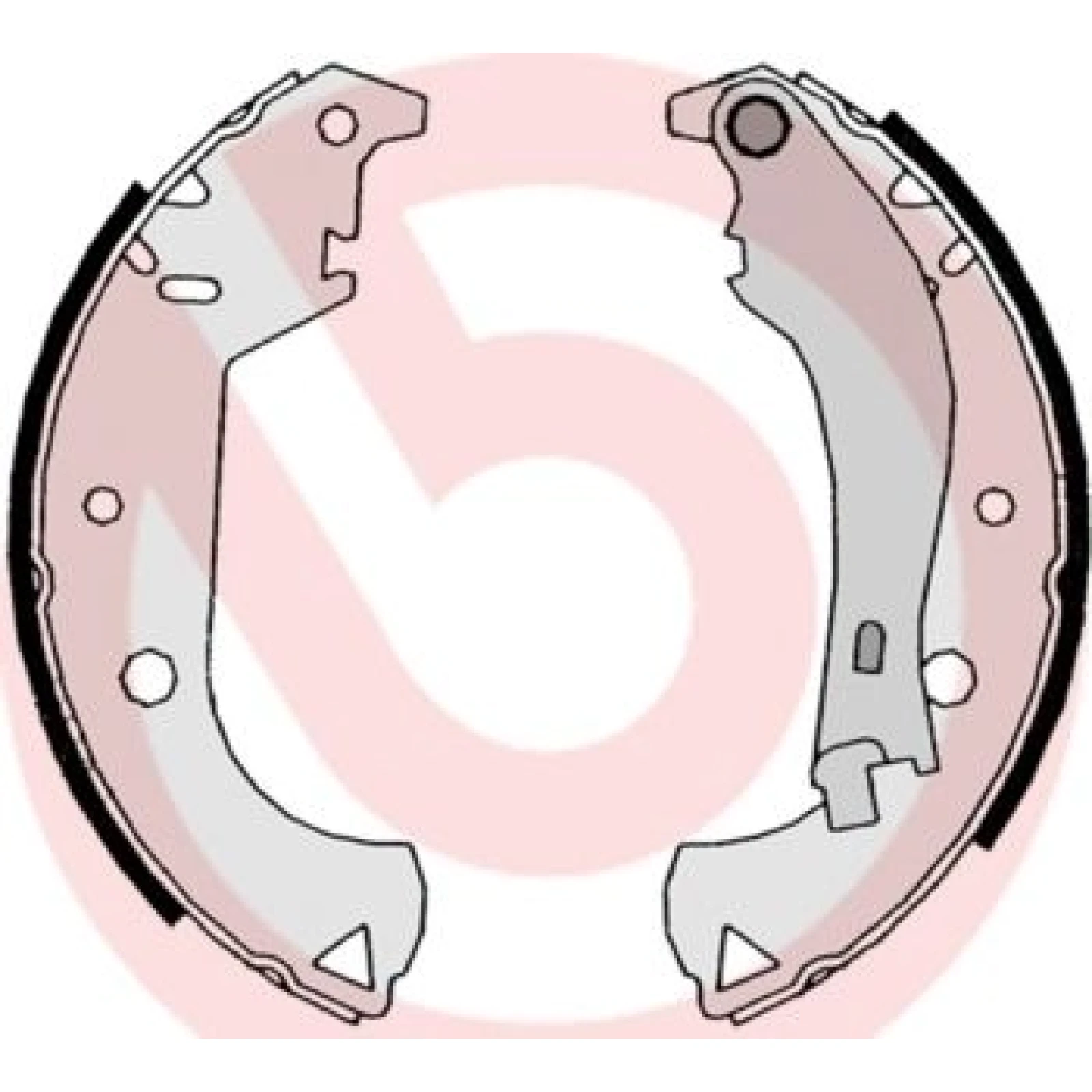 Bremsbackensatz HA S 23 524